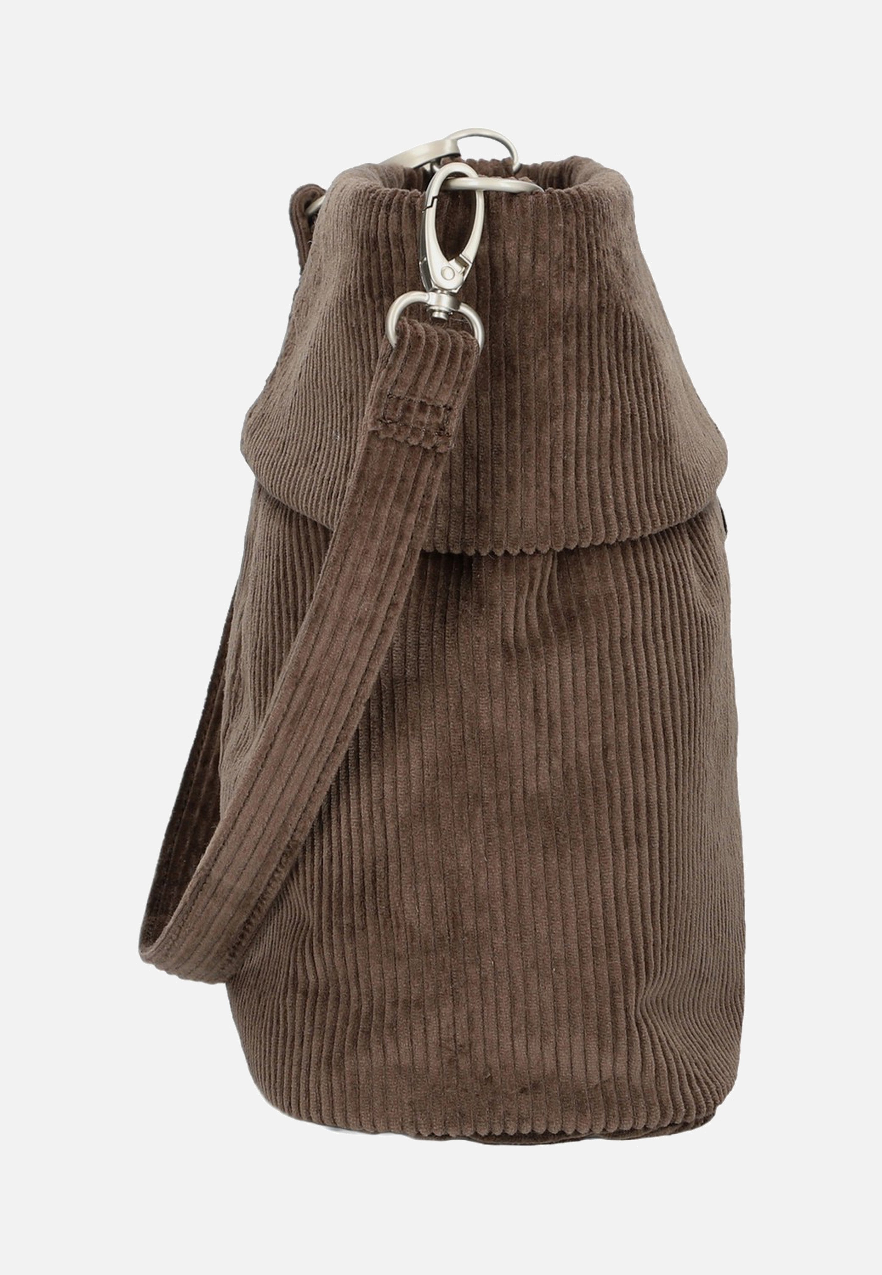 zwei Mademoiselle M8 Cord/Wood Pouch Bag