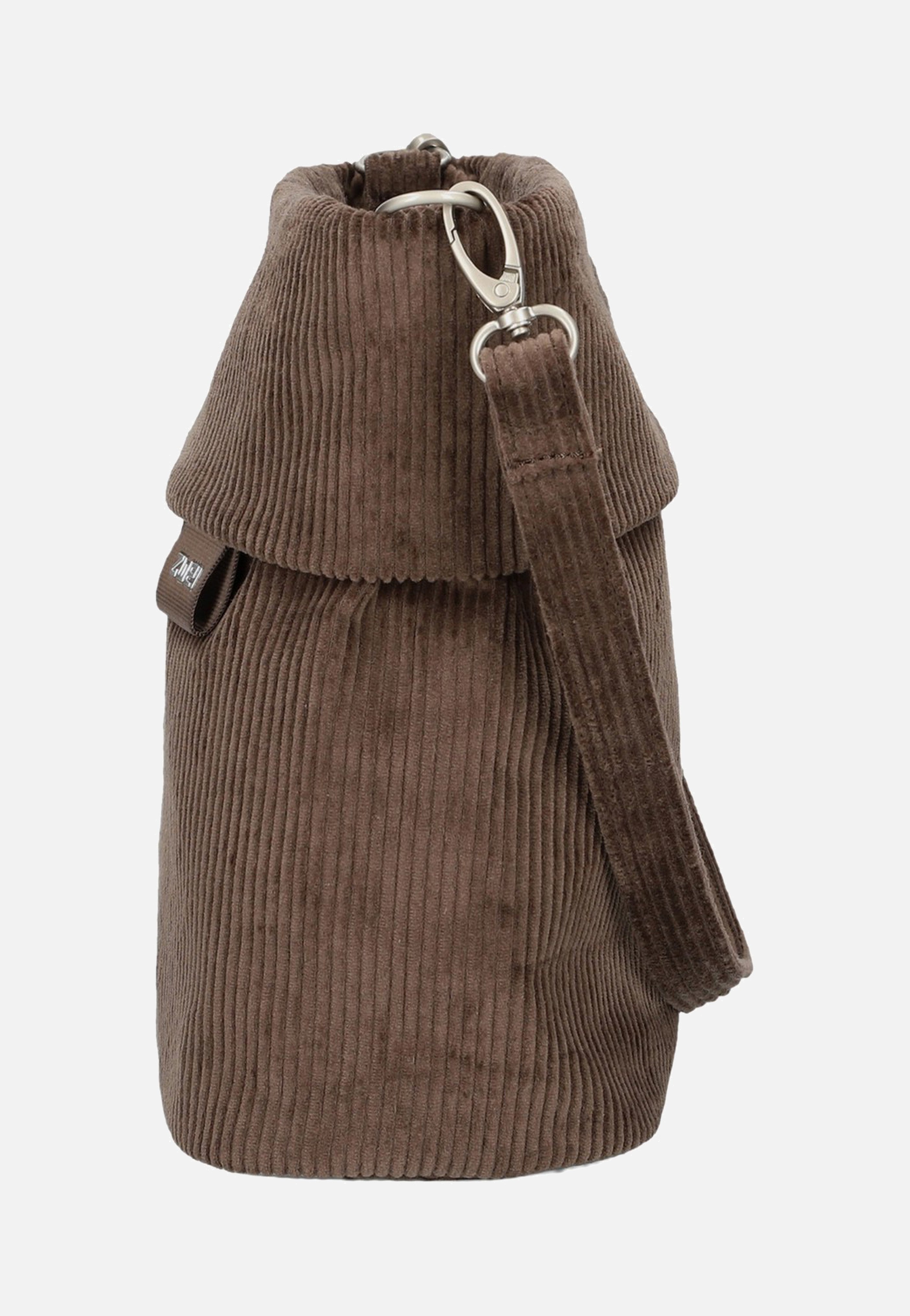 zwei Mademoiselle M8 Cord/Wood Pouch Bag