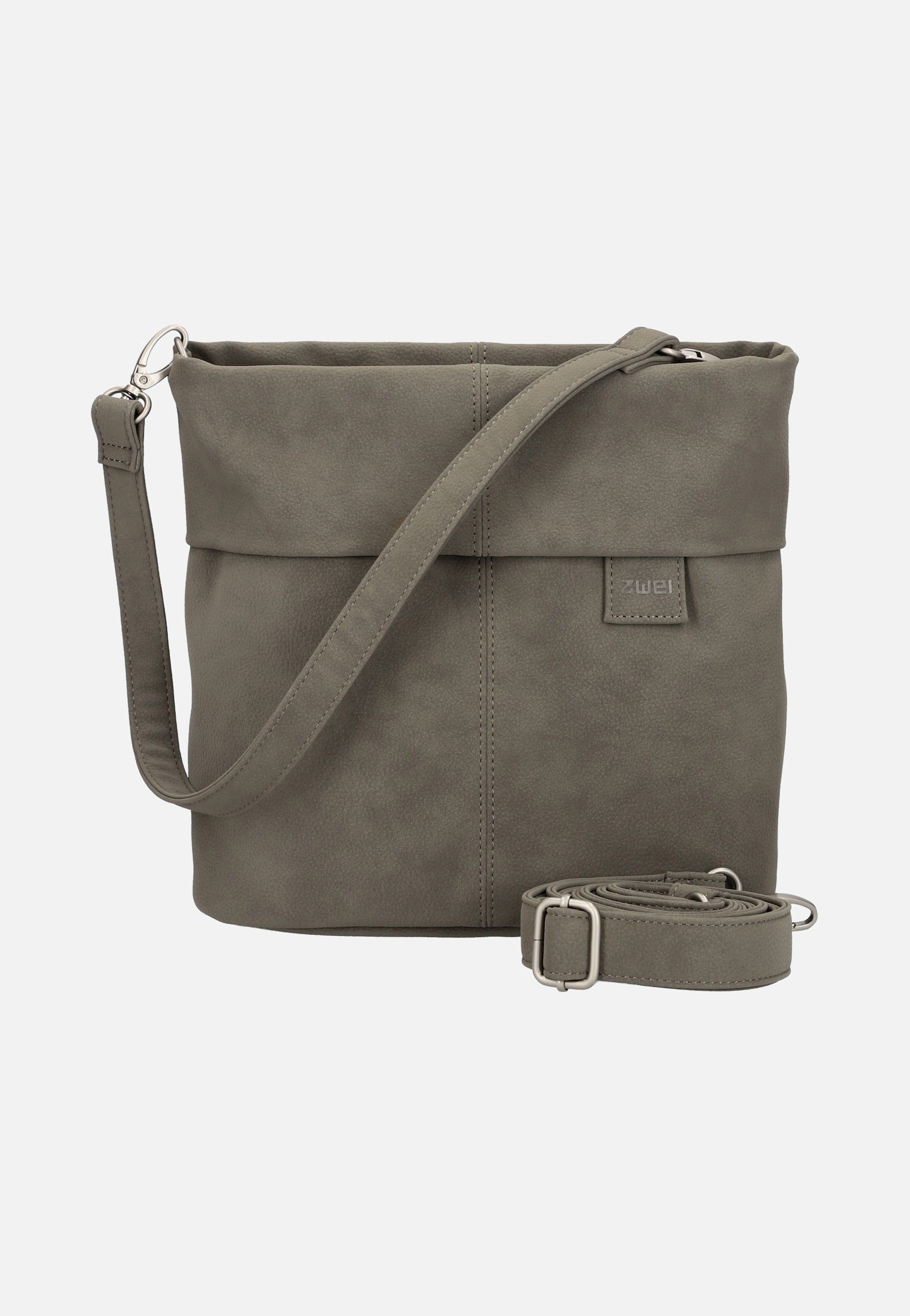 zwei Mademoiselle M8 Nubuk/Mud Pouch Bag