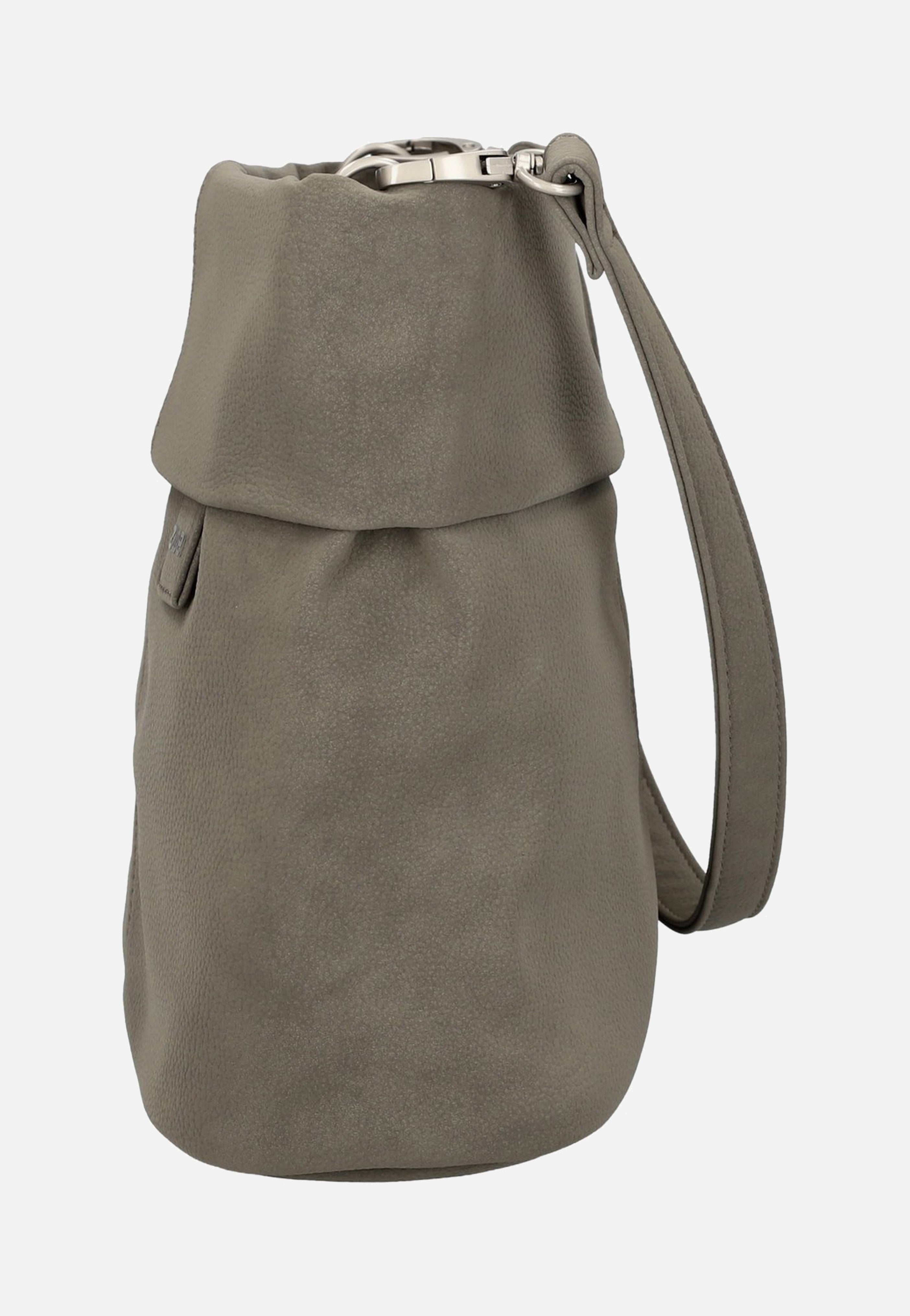 zwei Mademoiselle M8 Nubuk/Mud Pouch Bag