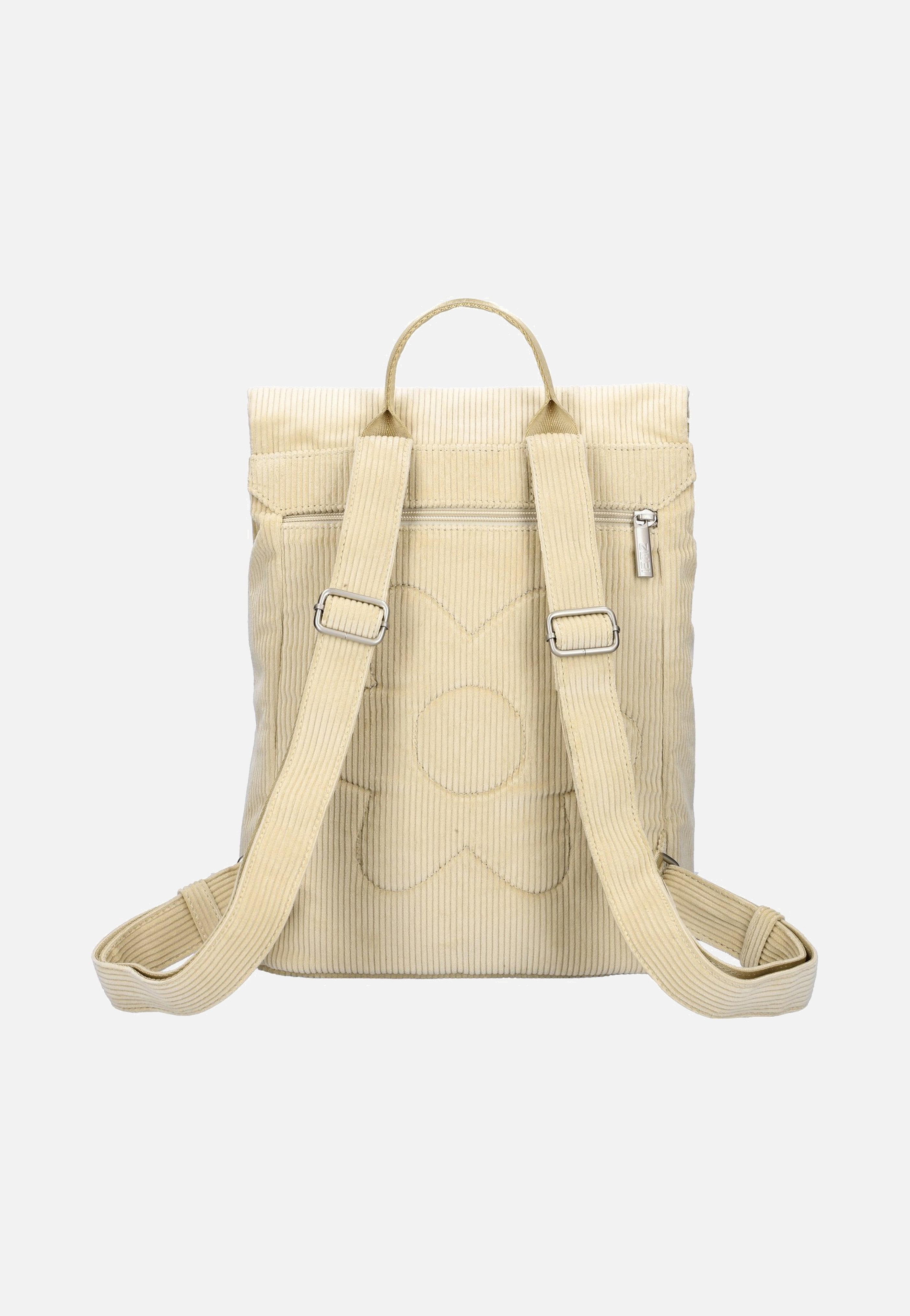 zwei Mademoiselle MR13 Cord/Creme Backpack