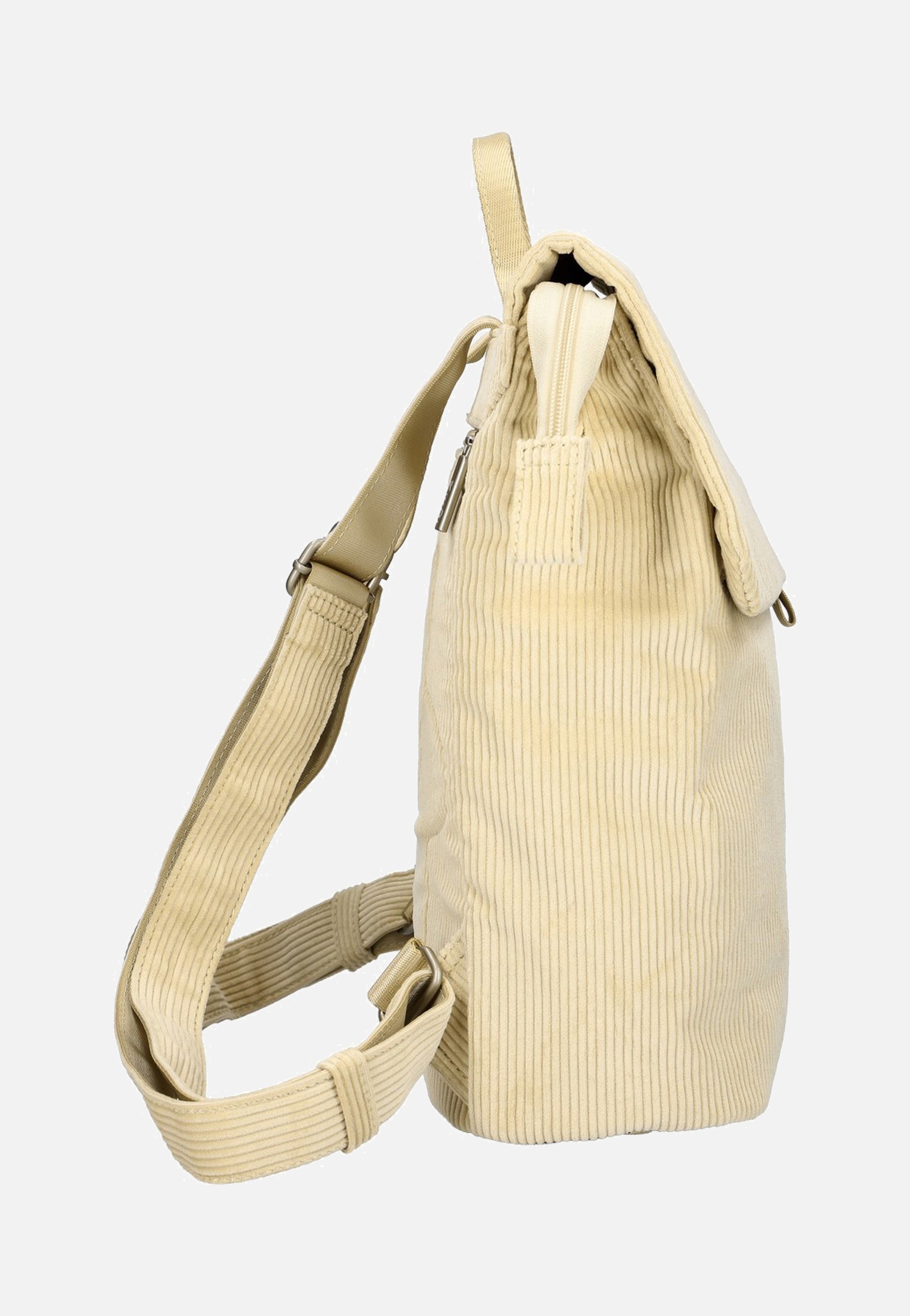 zwei Mademoiselle MR13 Cord/Creme Backpack