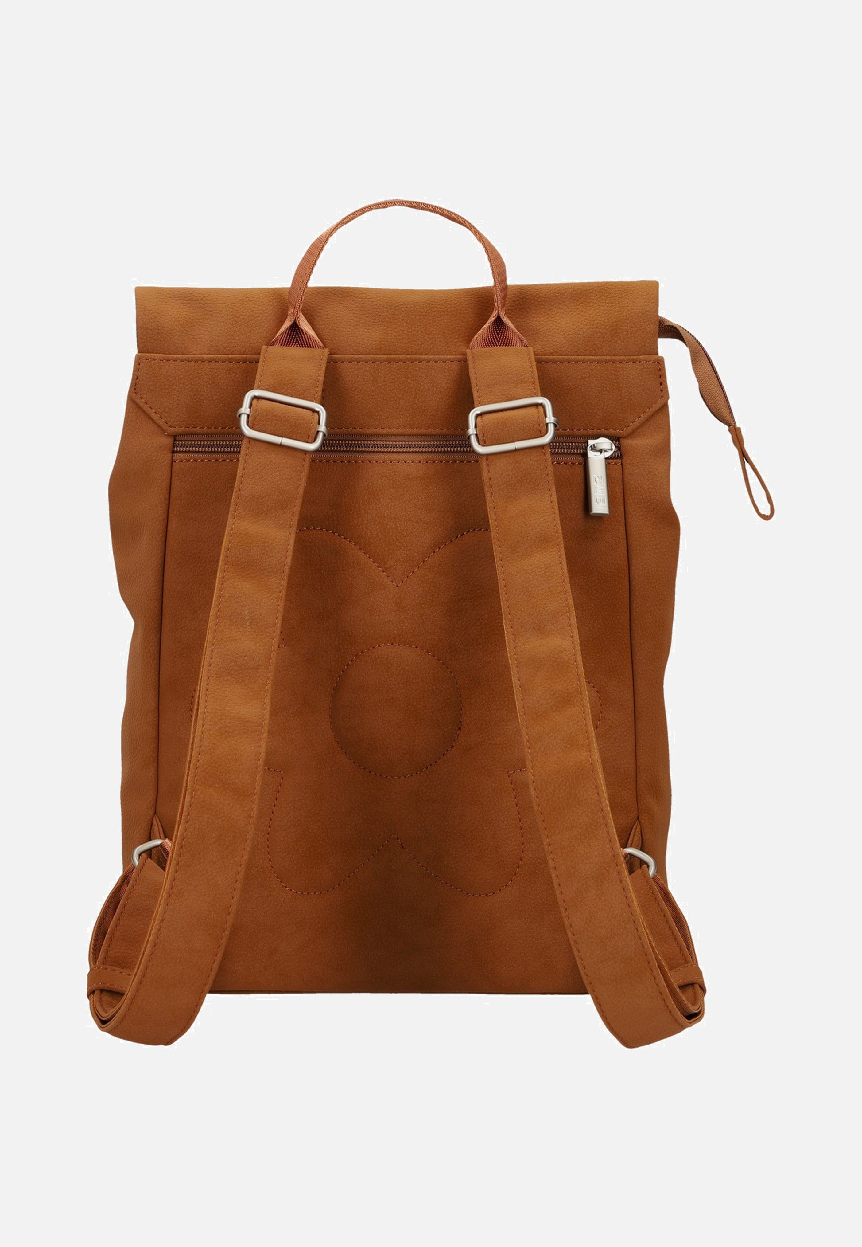 zwei Mademoiselle MR13 Nubuk/Cognac Backpack