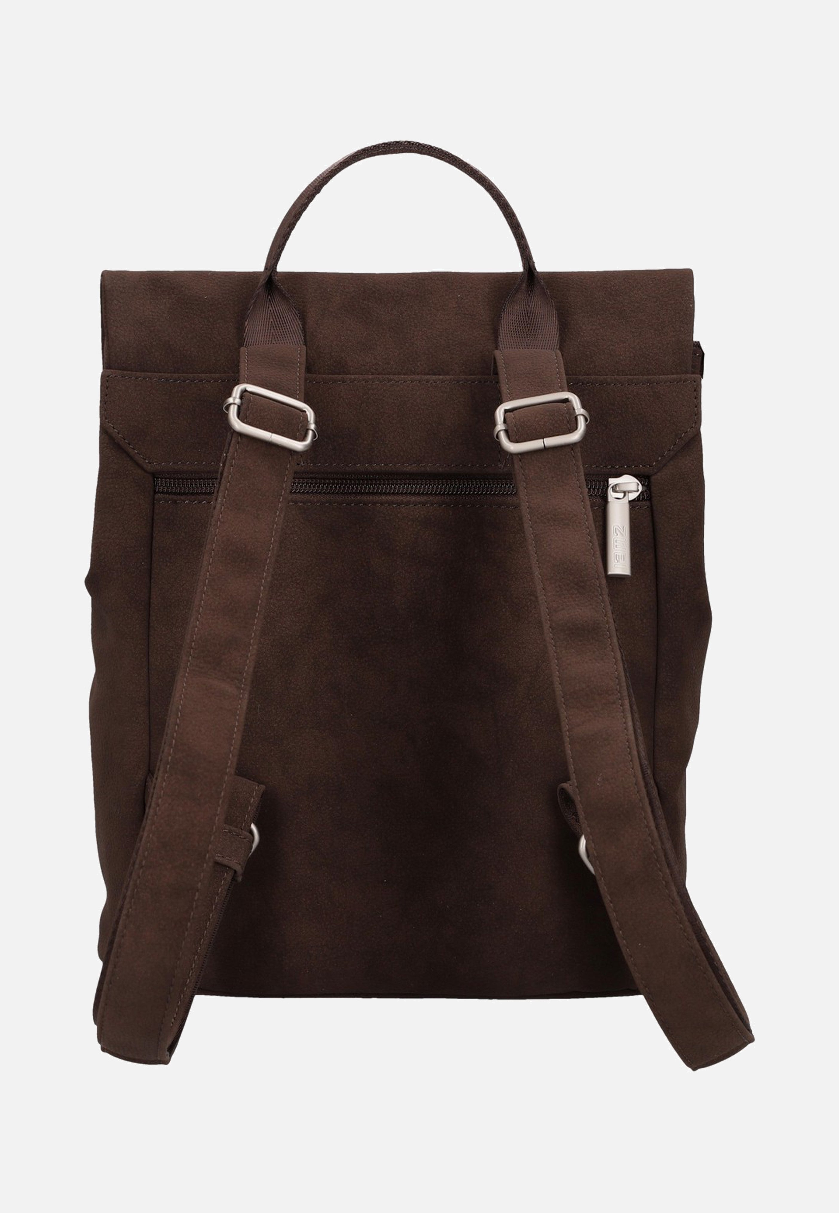 zwei Mademoiselle MR8 Nubuk/Espresso Backpack
