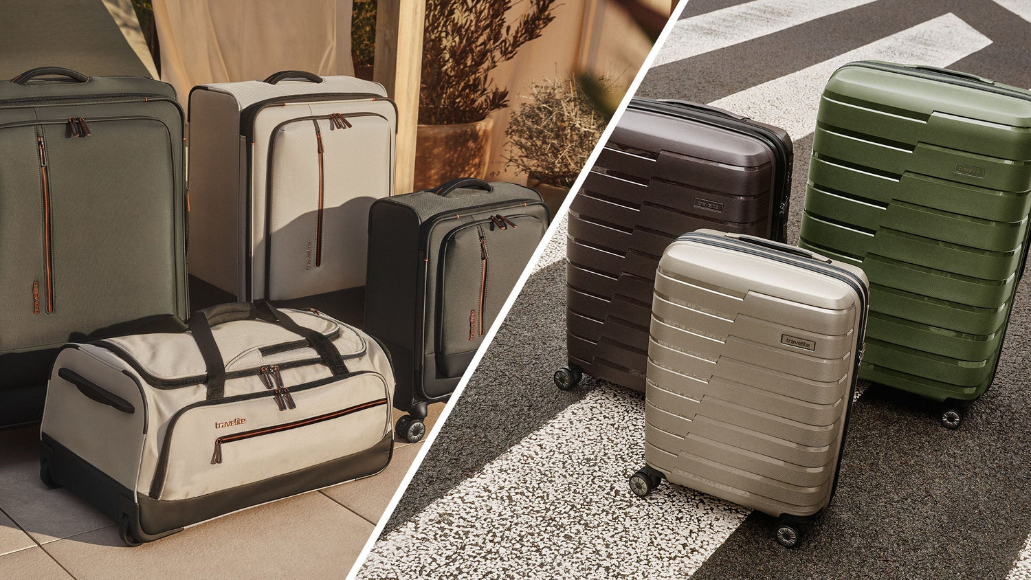Travel Luggage Brand Photo Collage