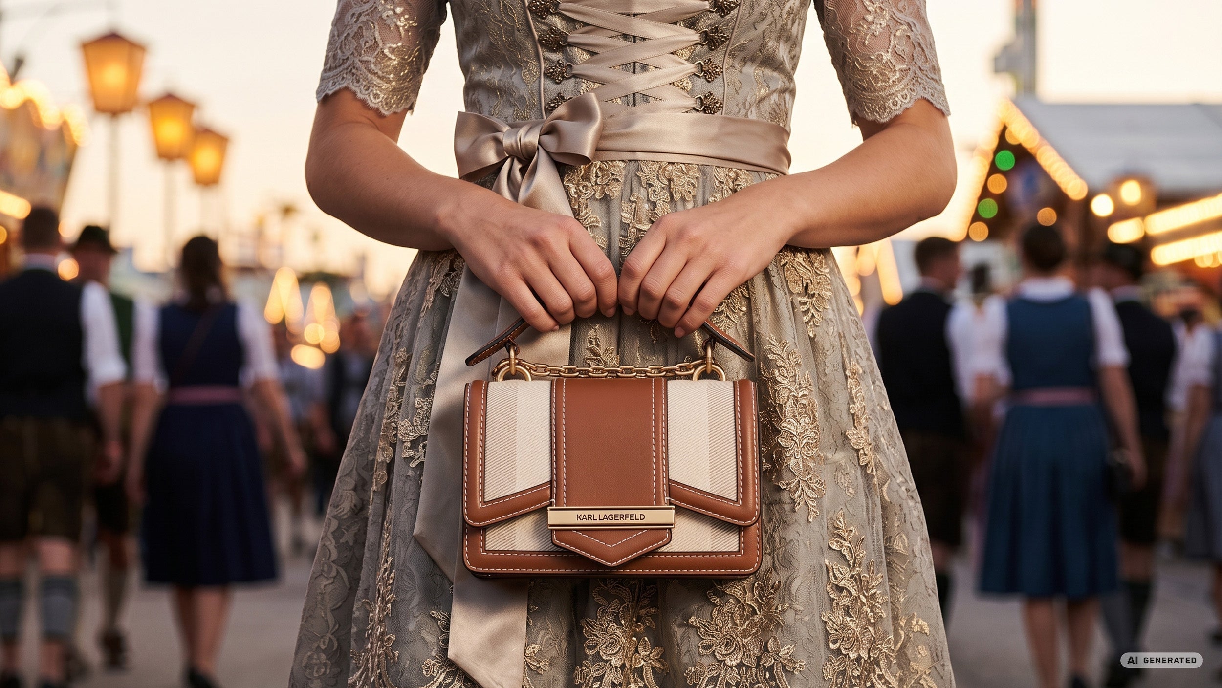 Oktoberfest Handbag Look matching Dirndl