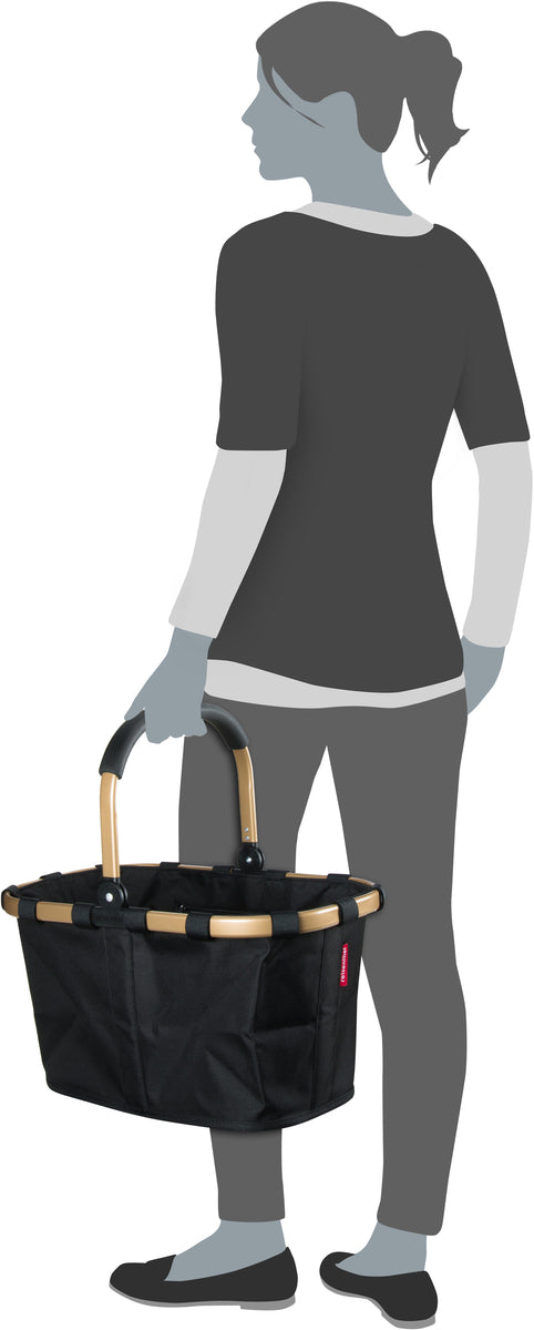 reisenthel carrybag frame Leo Nero Panier – Vue Silhouette