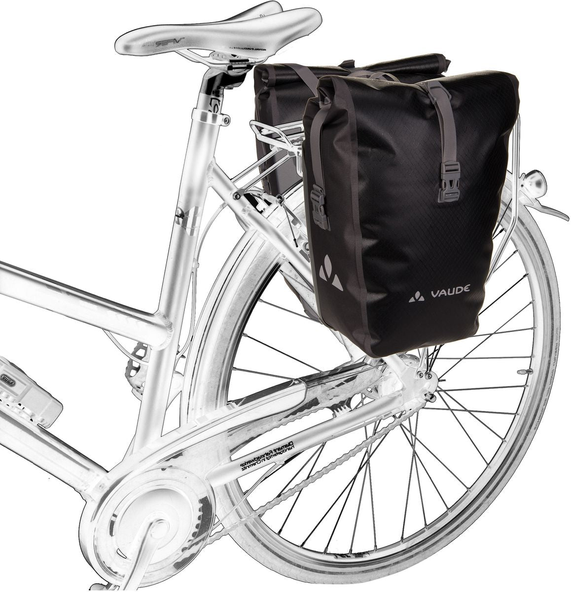 Vaude Aqua Back Lava Bike Bag – Silhouette View