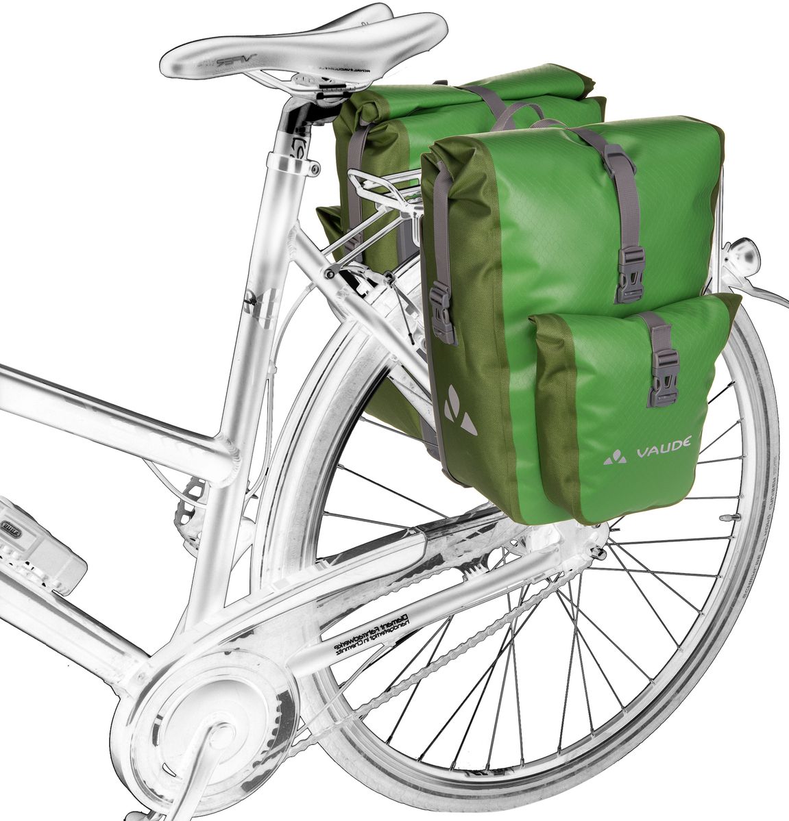 Vaude Aqua Back Plus Black Bolsa para bicicleta – Vista Silueta