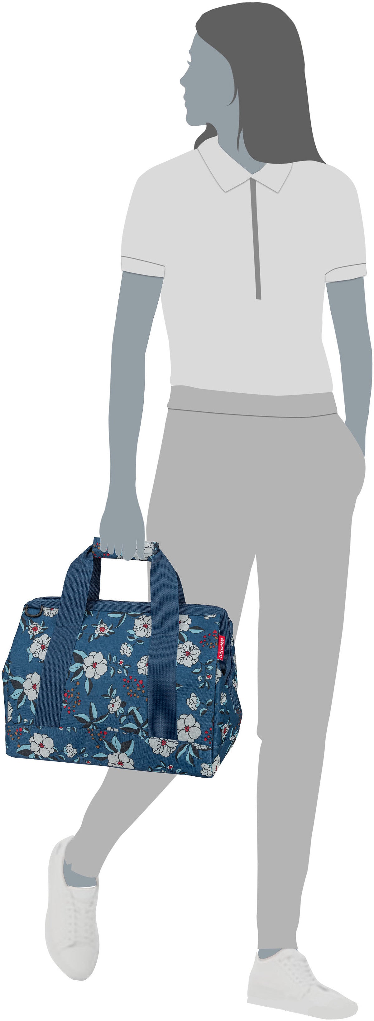 reisenthel allrounder M Leo Nero Dufflebag – Vue Silhouette