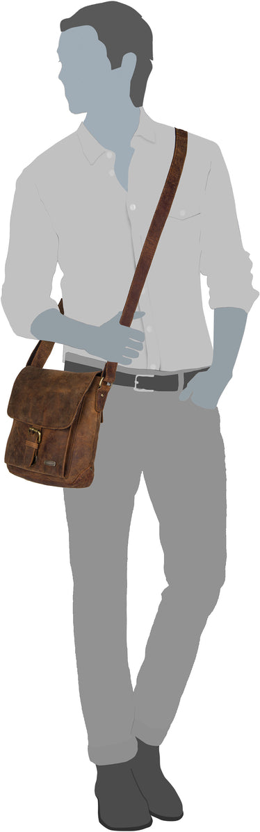 Harold's Antic 2744 Natur Borsa a tracolla – Vista Silhouette