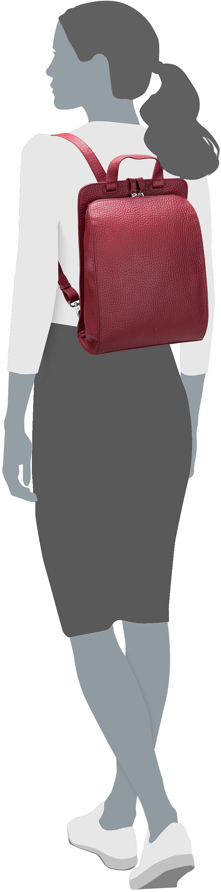 Voi Hirsch 21902 Schwarz Zaino – Vista Silhouette