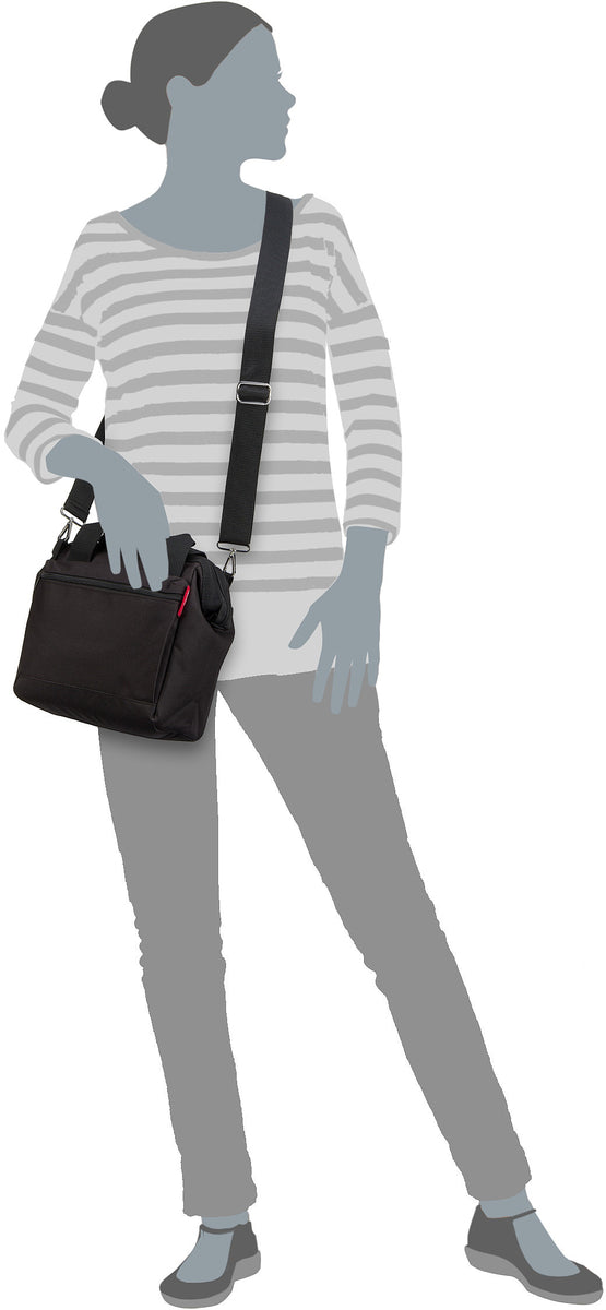 reisenthel allrounder cross Twist Sage Sac de bowling – Vue Silhouette