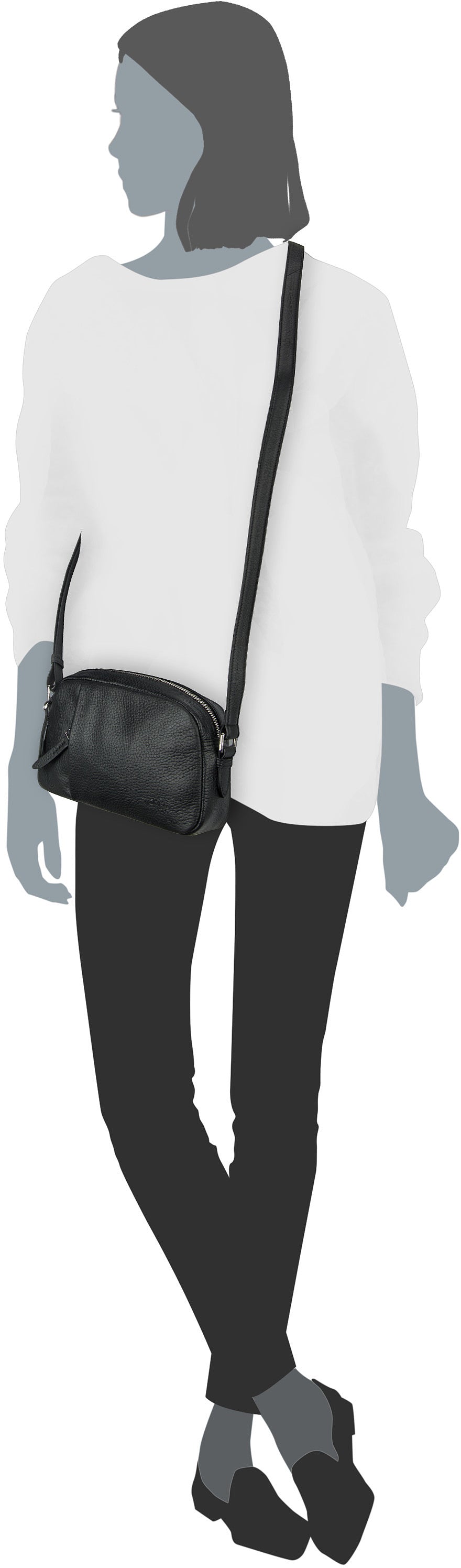 Picard Pure 9664 Ozean Bolso bandolera – Vista Silueta