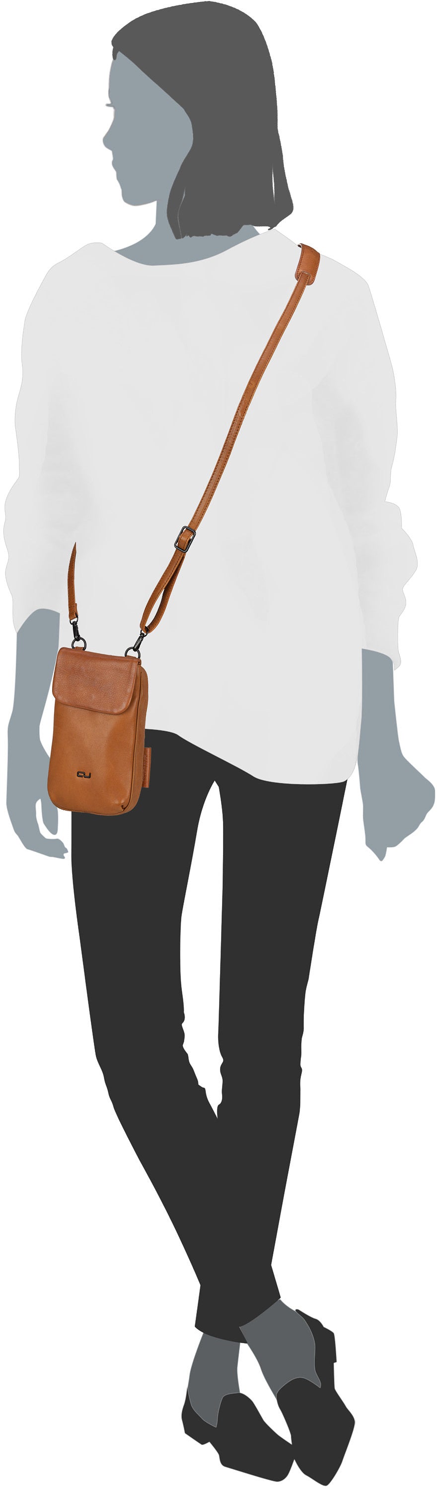 aunts & uncles Ida Cognac Fundas para teléfono – Vista Silueta