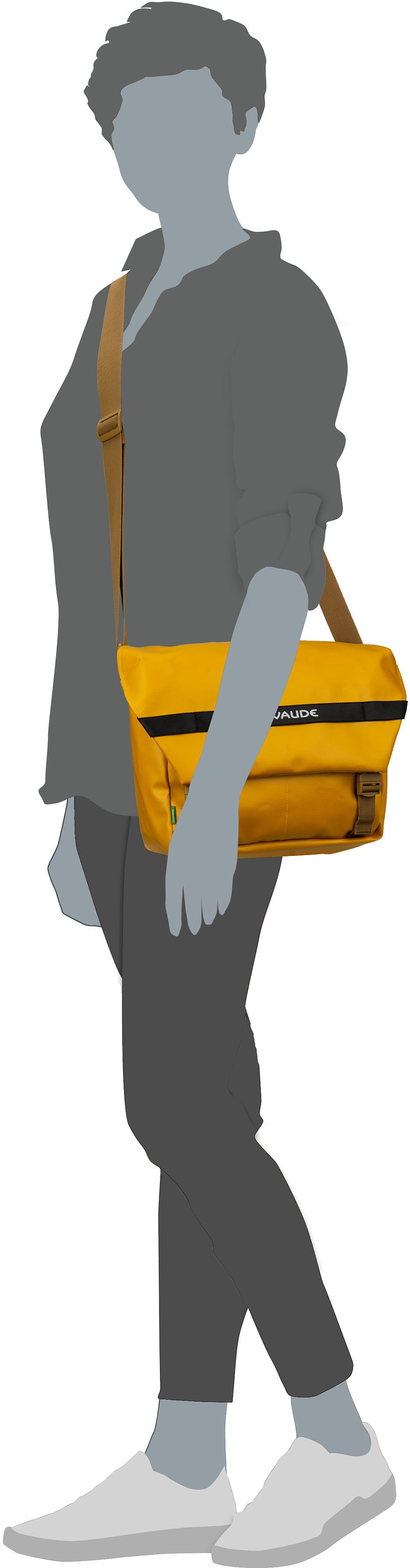 Vaude Mineo 9 Burnt Yellow Messenger Bag – Vista Silhouette