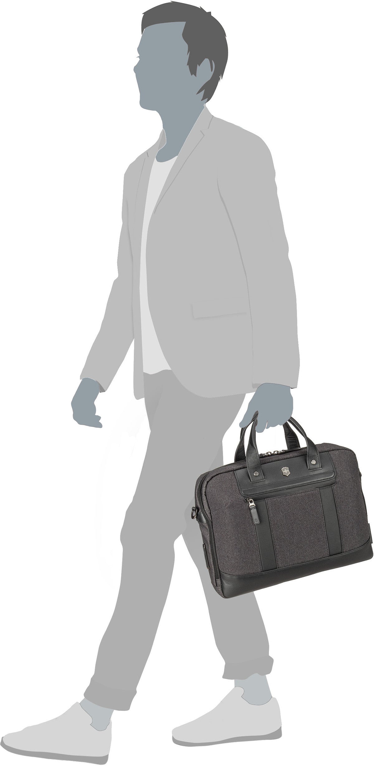 Victorinox Architecture Urban2 Black valigetta – Vista Silhouette