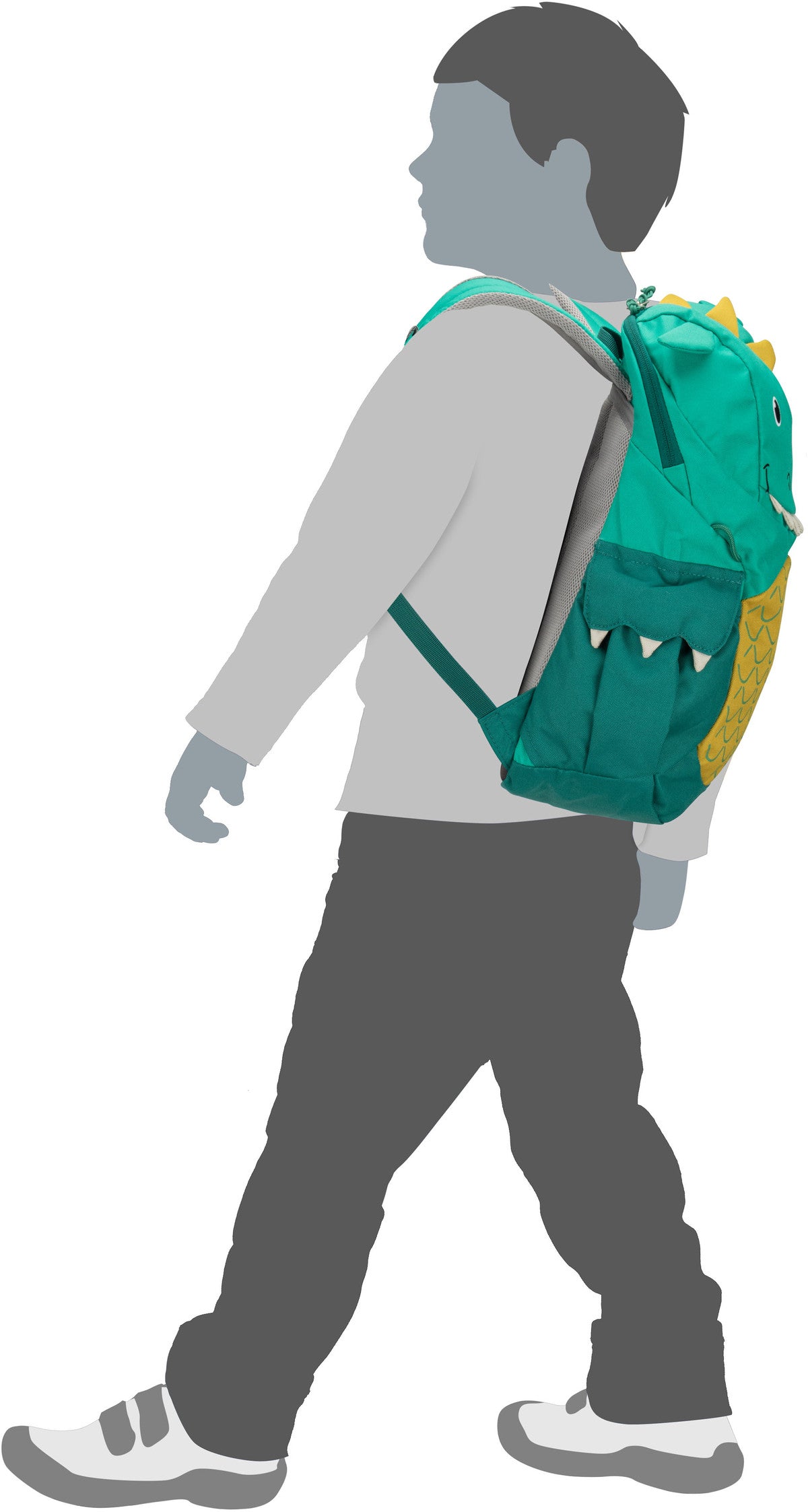 Deuter Kikki Fern/Alpinegreen Backpack – Silhouette View