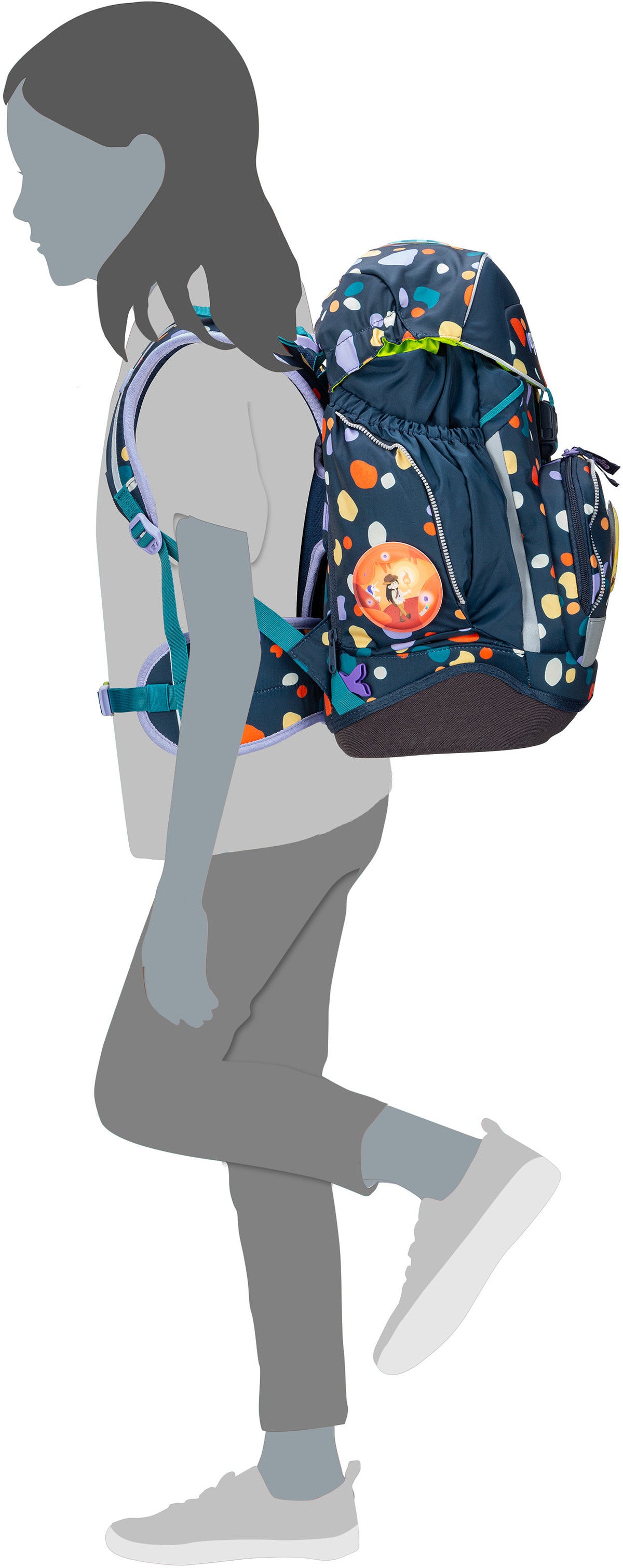 ergobag pack Set 2022 Bärnsteinhöhle Cartella – Vista Silhouette