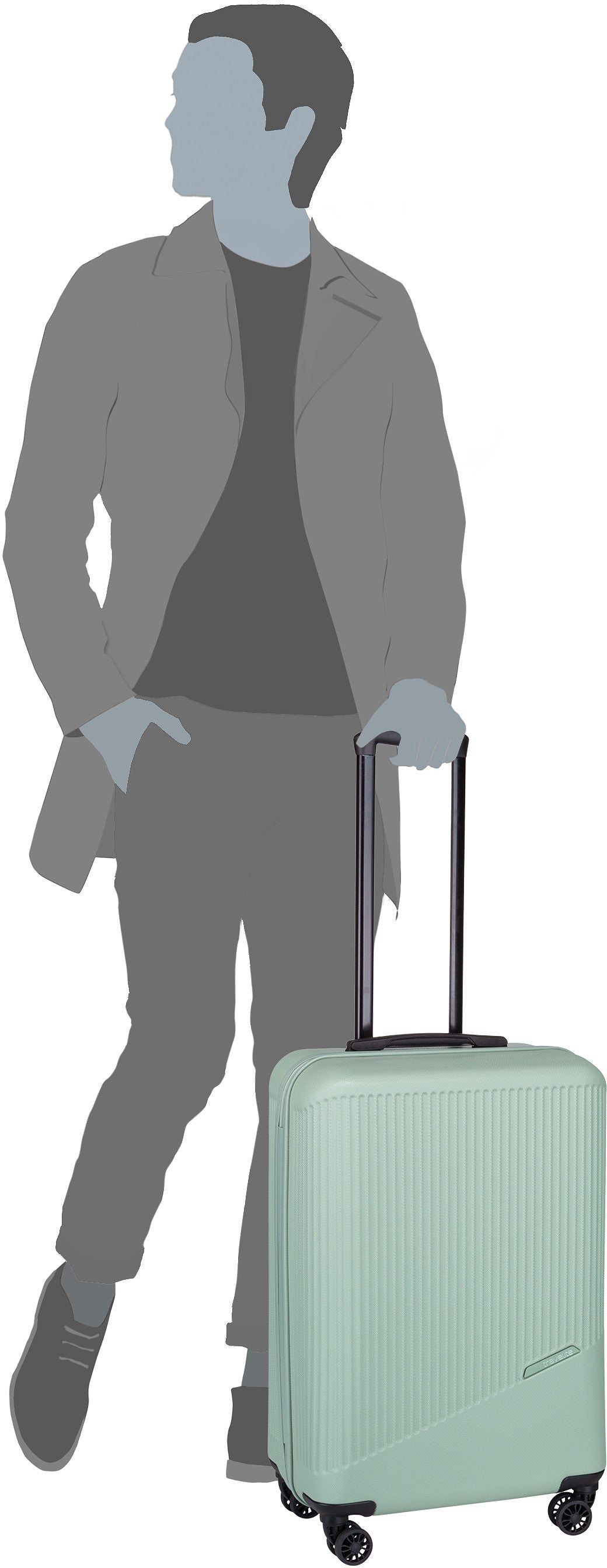 travelite Bali 4w Trolley M Mint Valigia – Vista Silhouette
