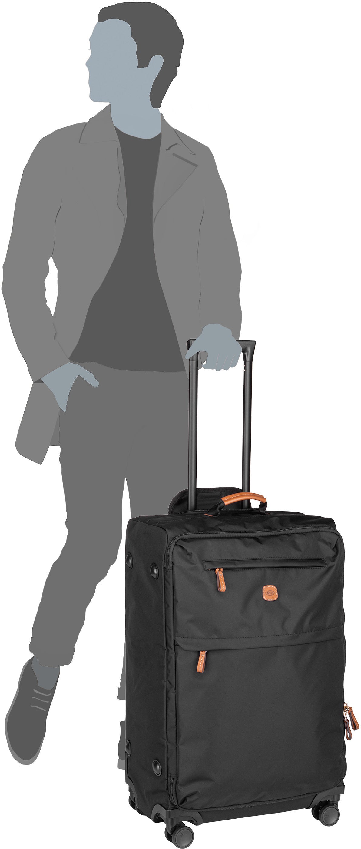Bric's X-Travel Trolley 58139 Avana Valise – Vue Silhouette