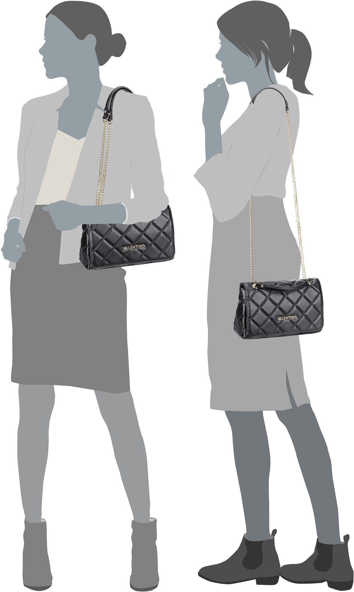 Valentino Ocarina K02R Perla Evening Bag – Silhouette View