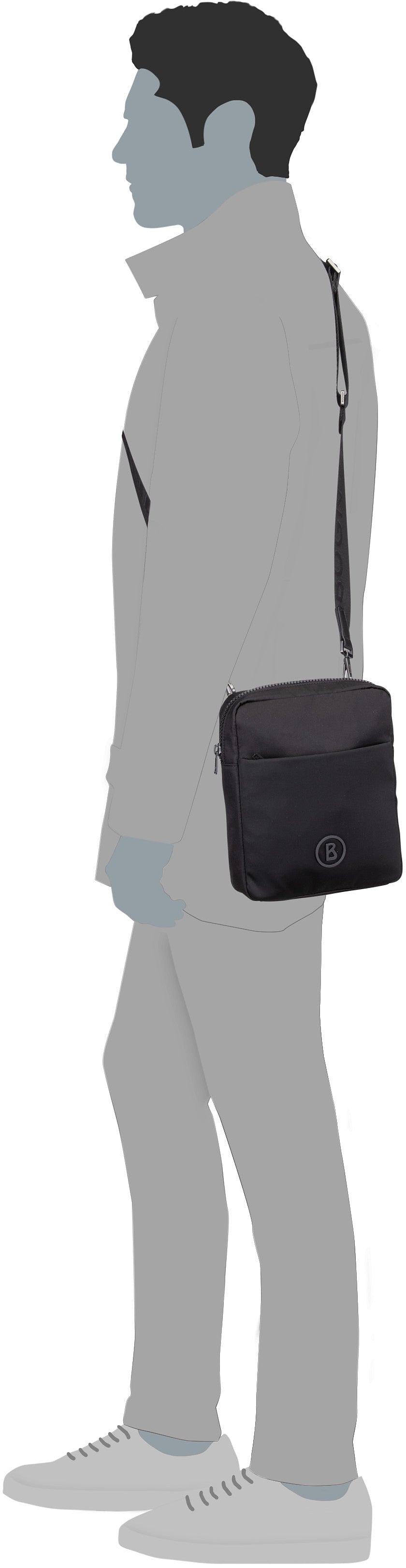 Bogner Arolla Andre SVZ Black Borsa a tracolla – Vista Silhouette