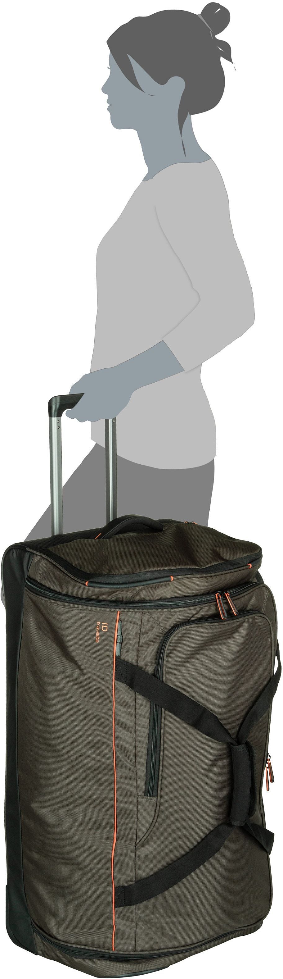 travelite Crosslite L Natur Travel Bag – Silhouette View
