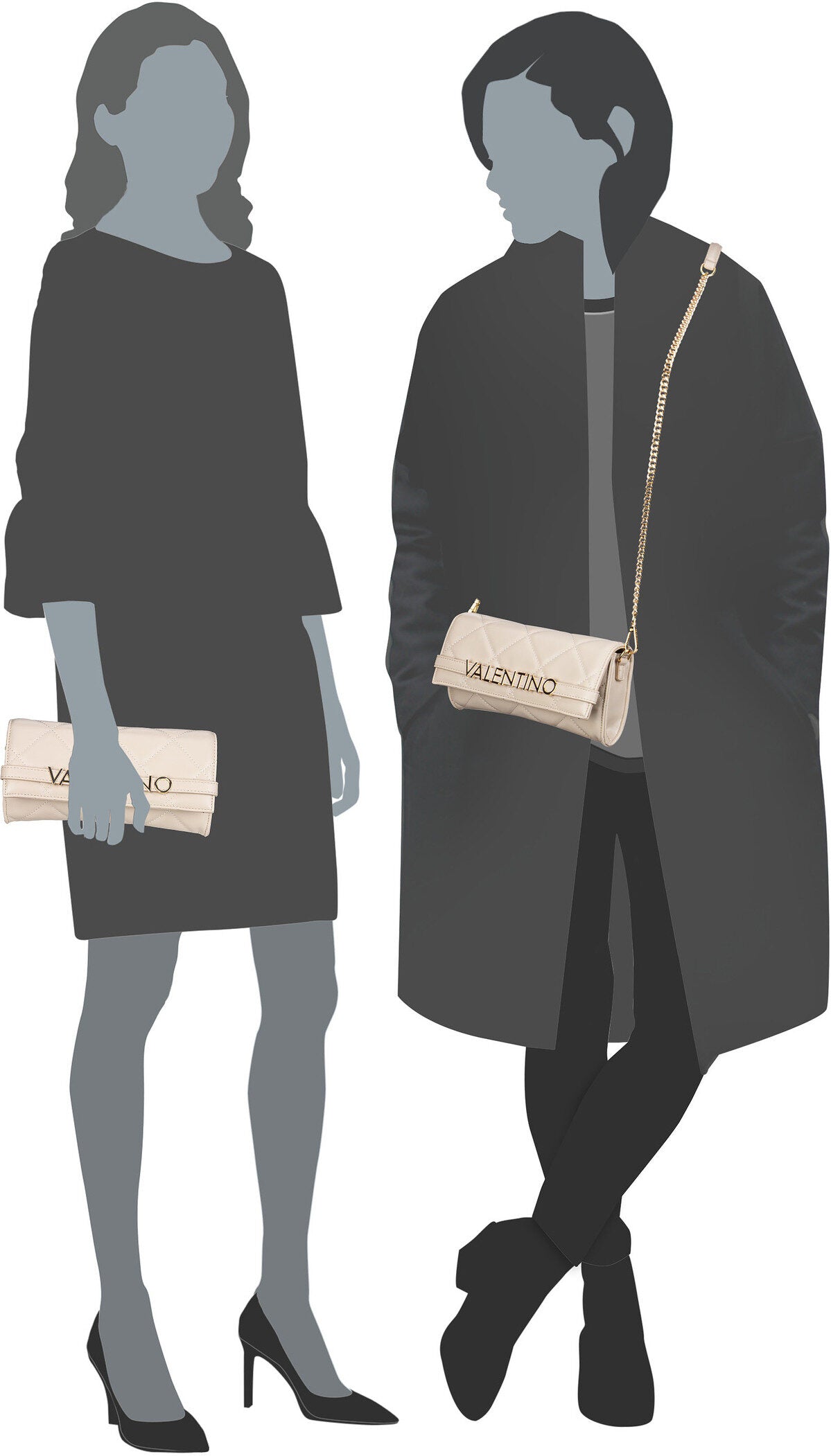 Valentino Special Life P417 Nero Koppeling – Silhouetweergave