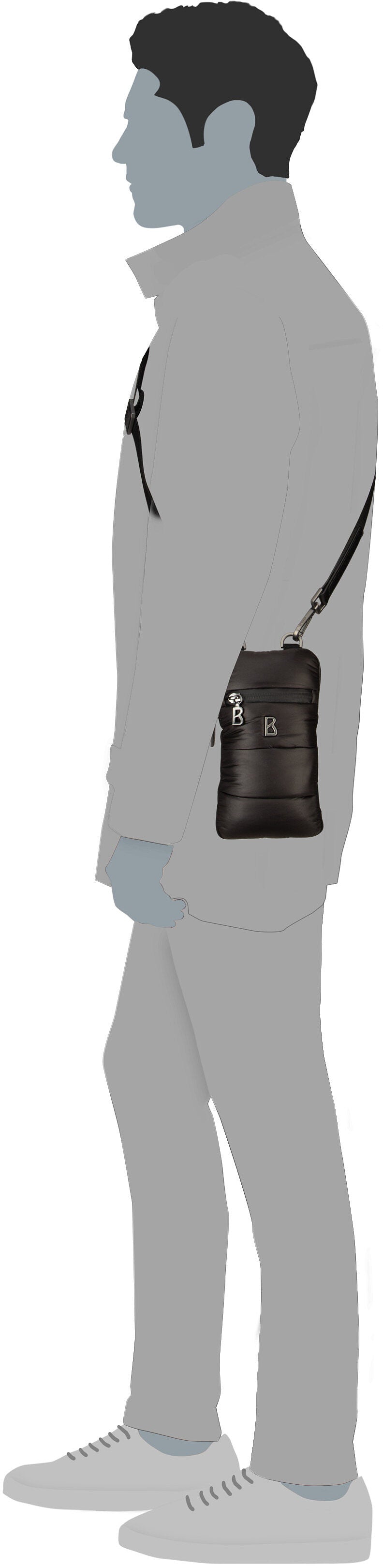 Bogner Monarch Skyler XSVZ Black Pochettes pour téléphone – Vue Silhouette