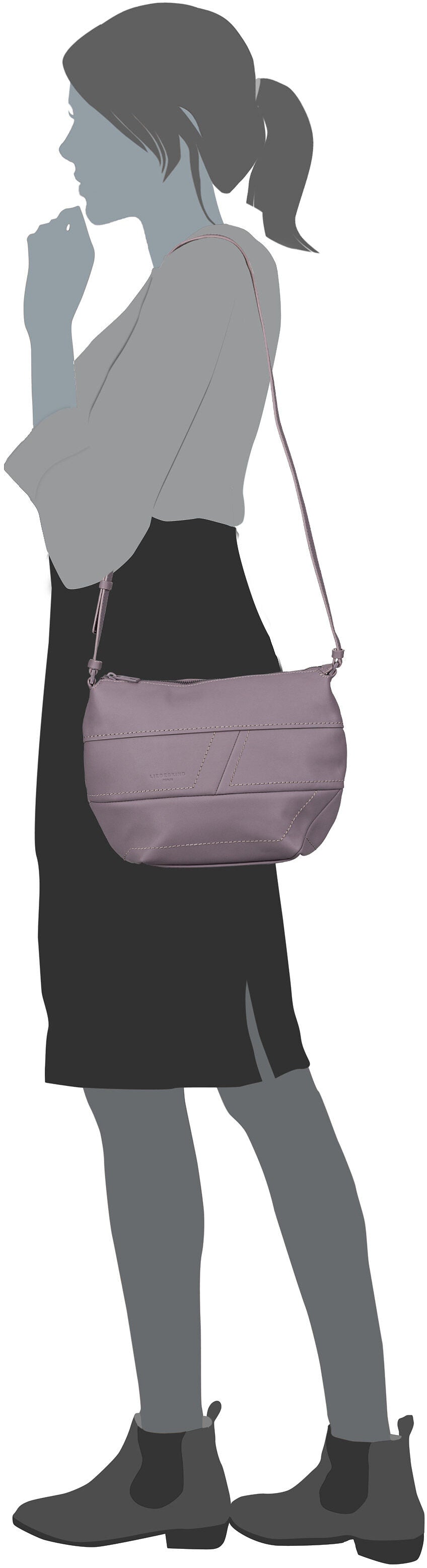 Liebeskind Berlin Edda 2158495 Stone Sac à bandoulière – Vue Silhouette