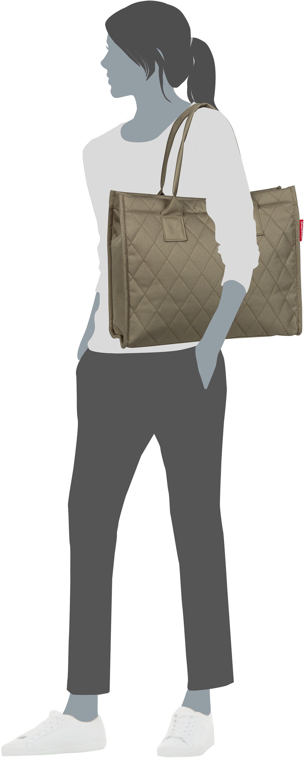 reisenthel daily Leo Macciato Shopper – Silhouette View
