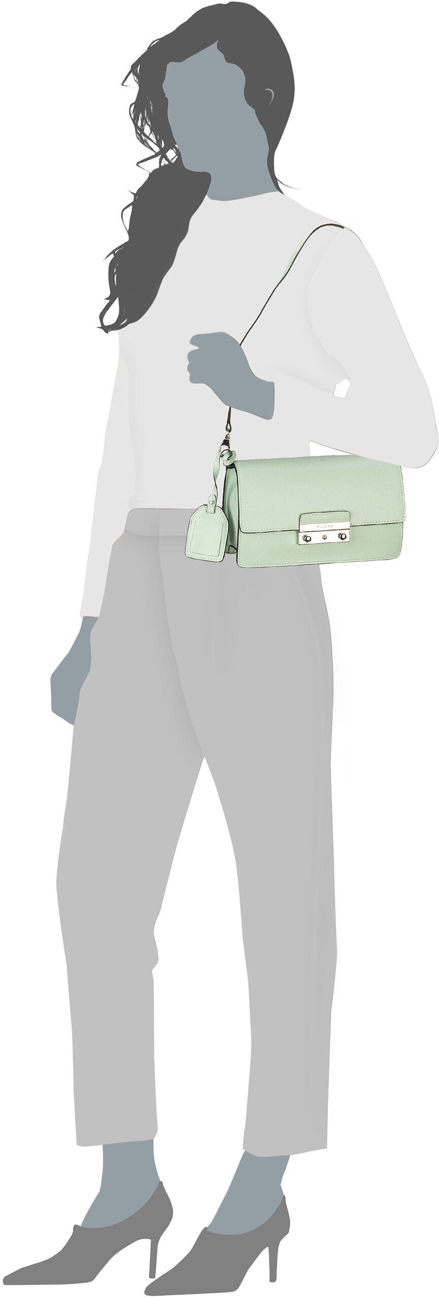 Picard Superstar 7246 Shark Evening Bag – Silhouette View