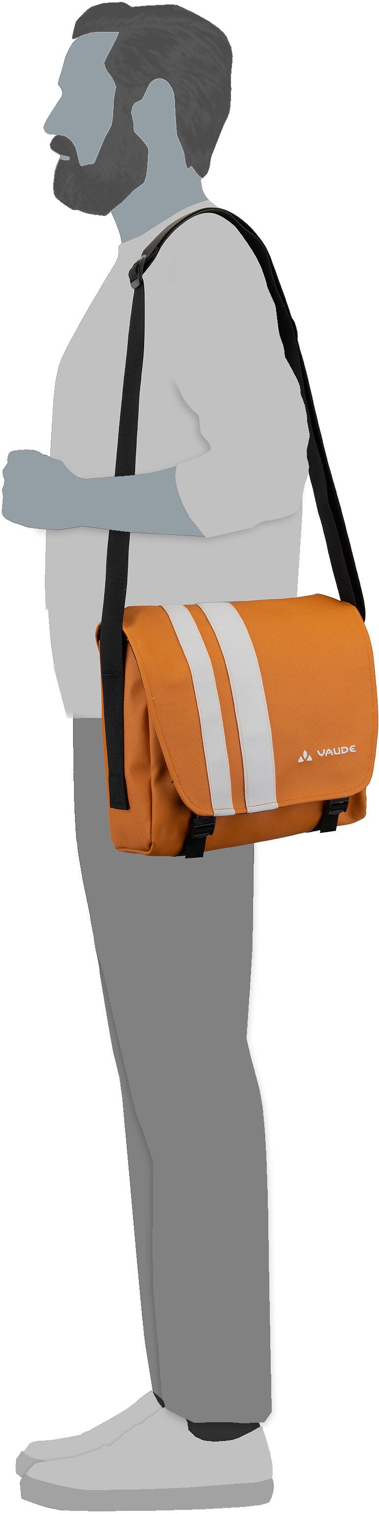 Vaude Vanuatu Black Borsa a tracolla – Vista Silhouette