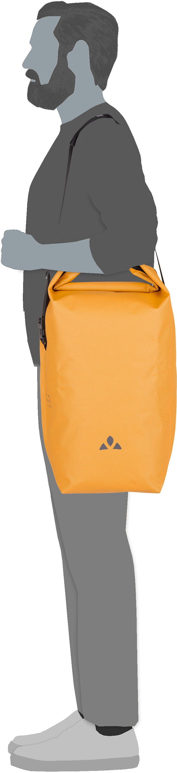 Vaude Urban Cargo Black Sac de vélo – Vue Silhouette