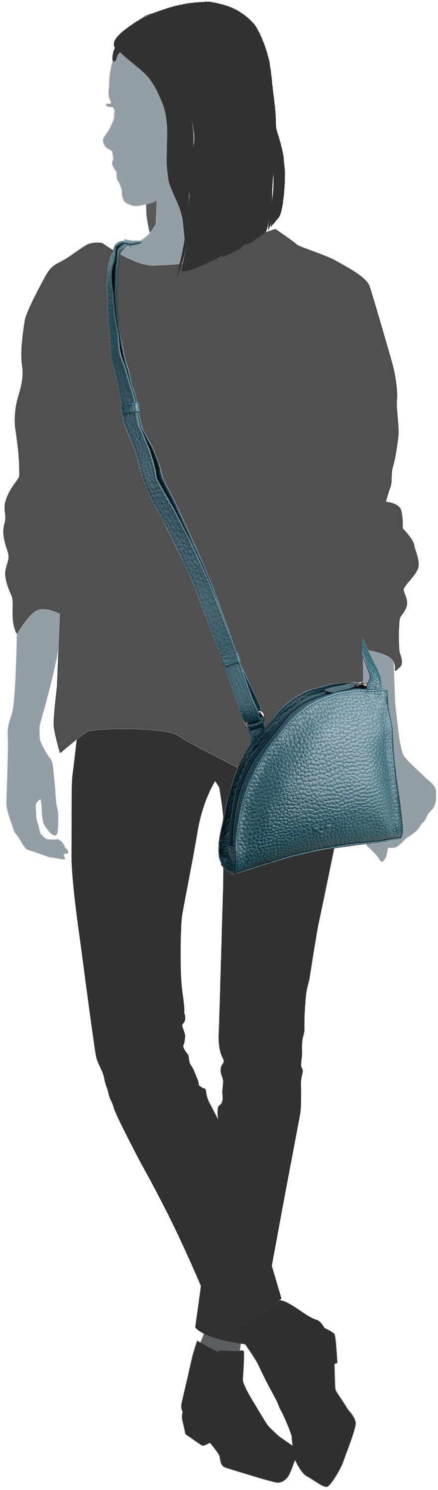 Voi Britney 22165 Marmor Schoudertas – Silhouetweergave