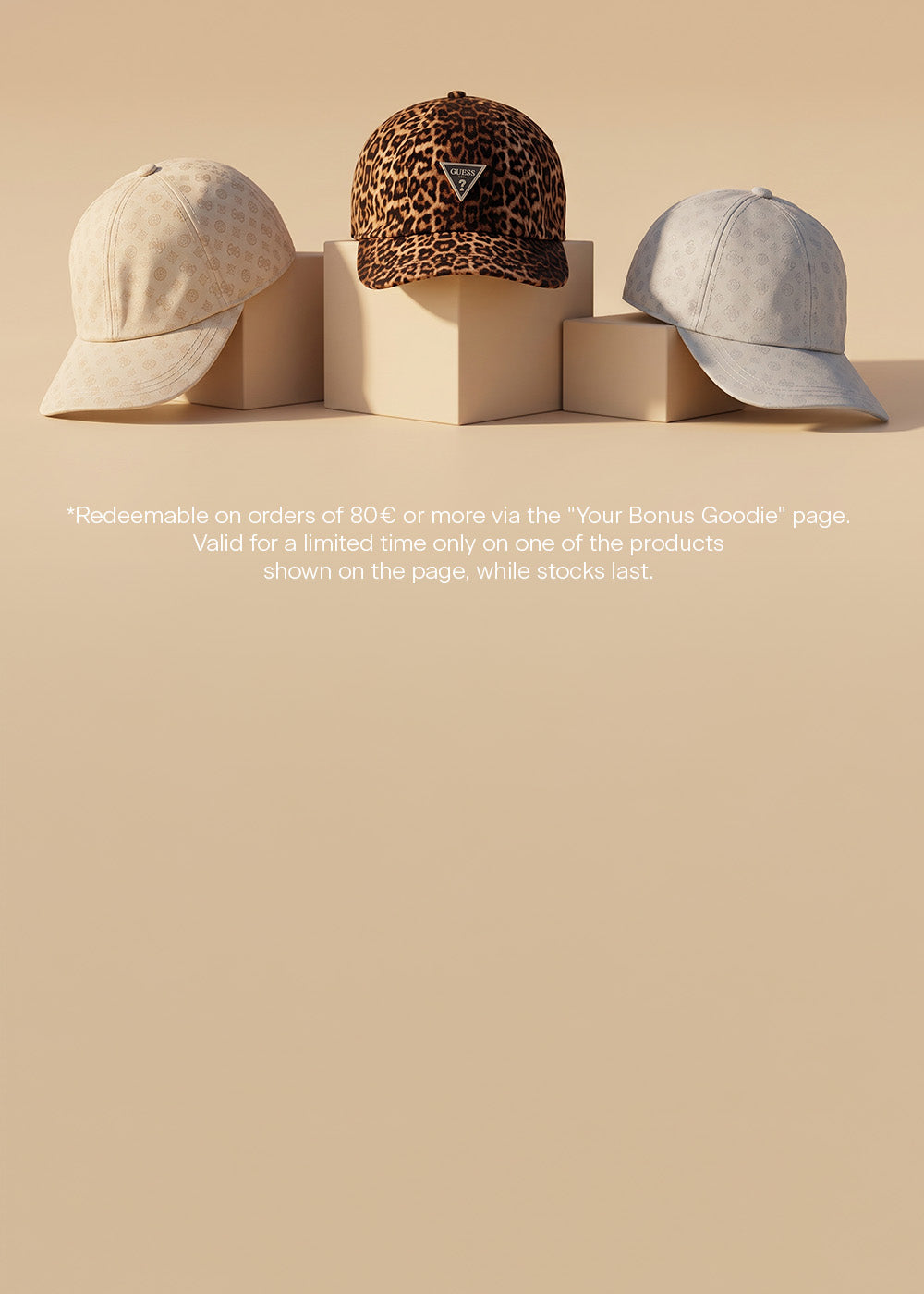 Buy a bag, get a free cap