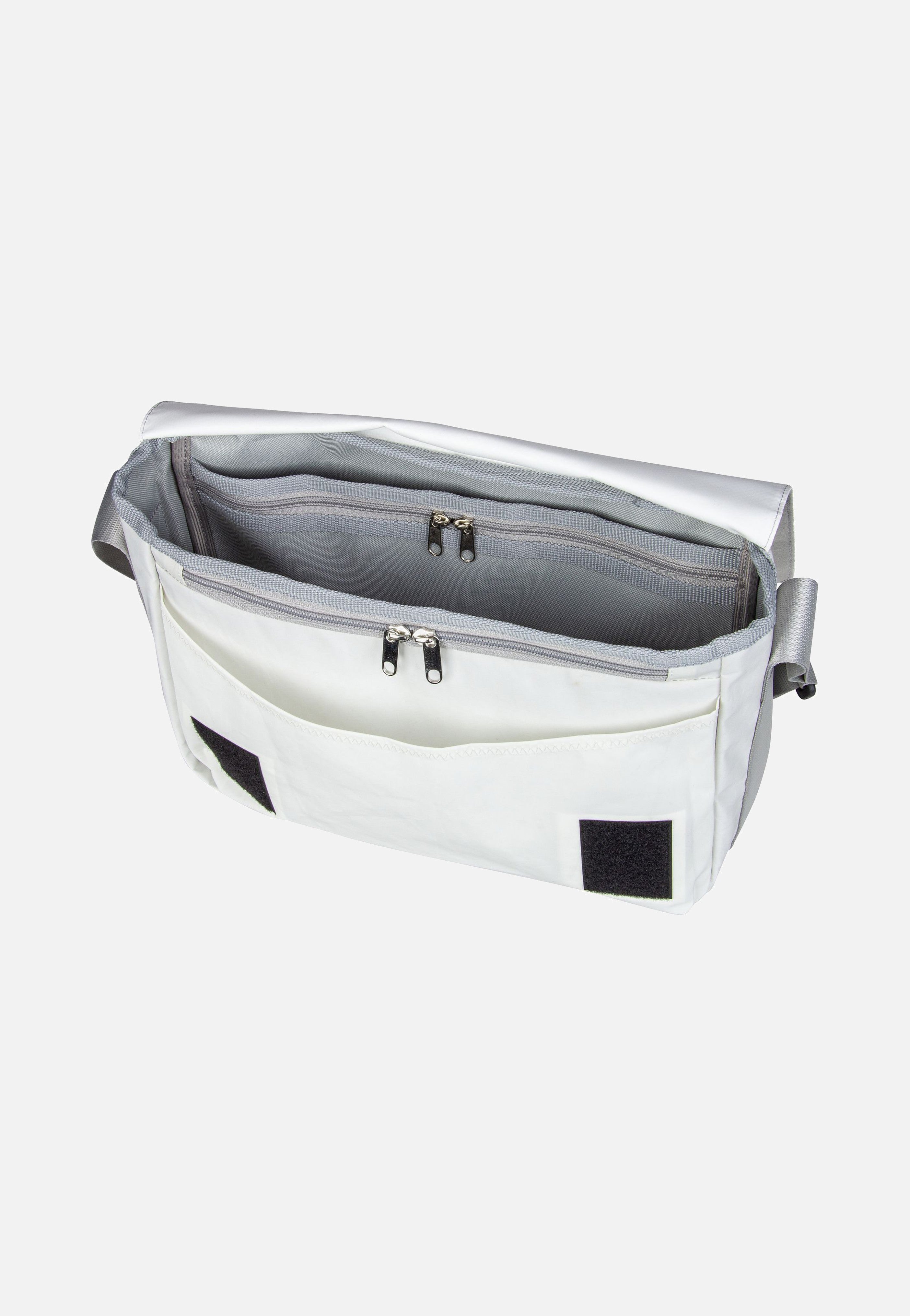 360Grad - Barkasse Mini Stencil-Weiß/Grau - Messenger Bag | Neutral-Image