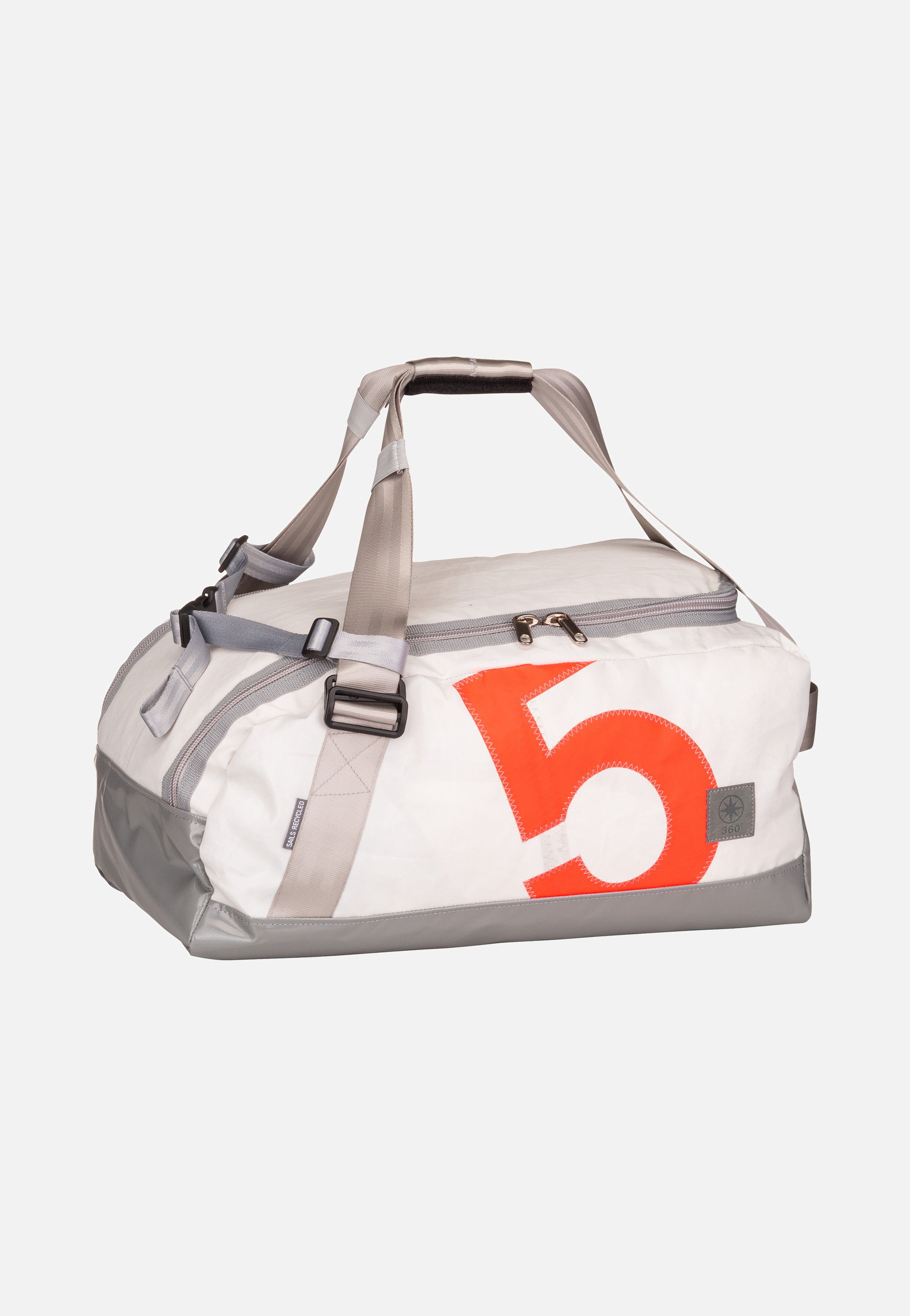 360Grad - Container Zahl Orange - Dufflebag | Neutral-Image