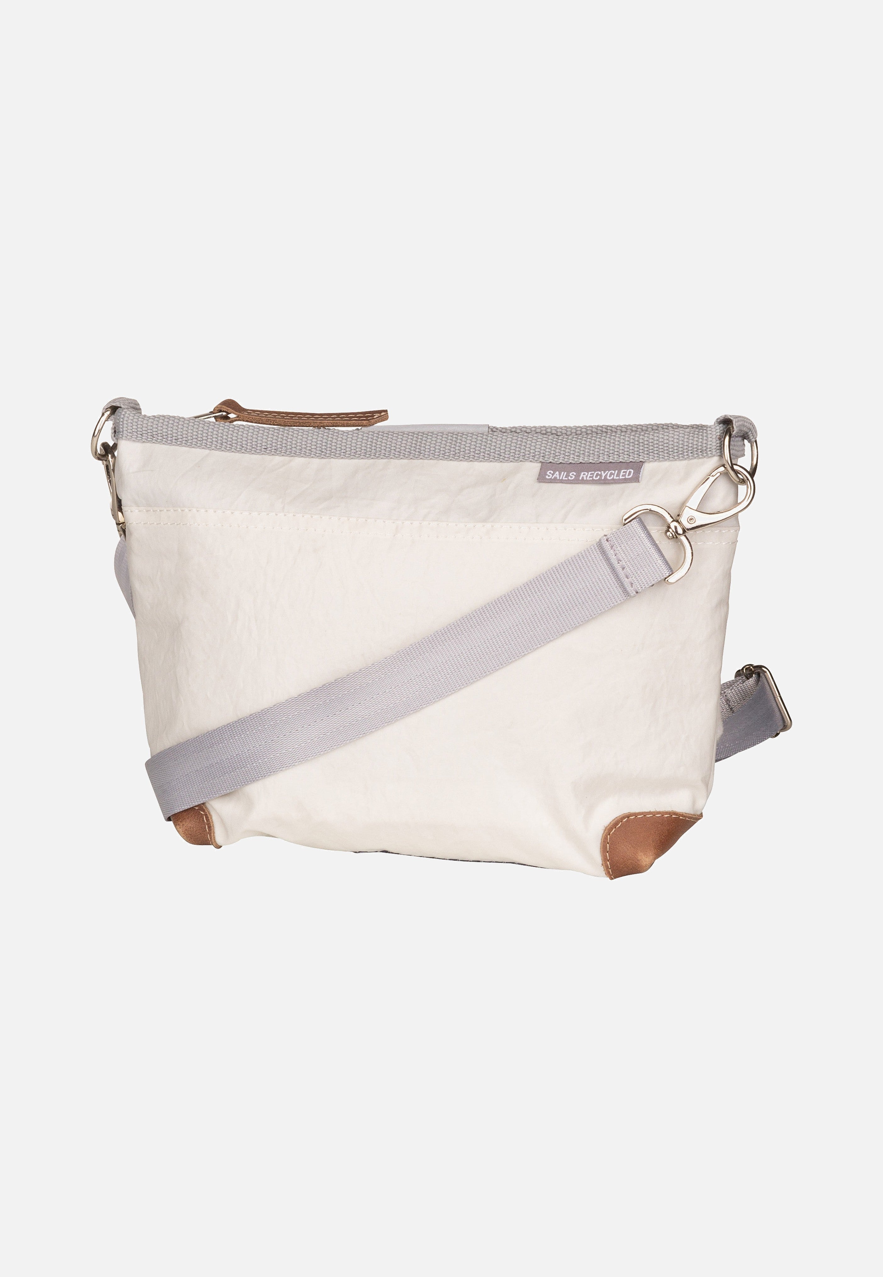 360Grad Deern Lütt Weiß/Blau mit hellgrauer Zahl Pouch Bag