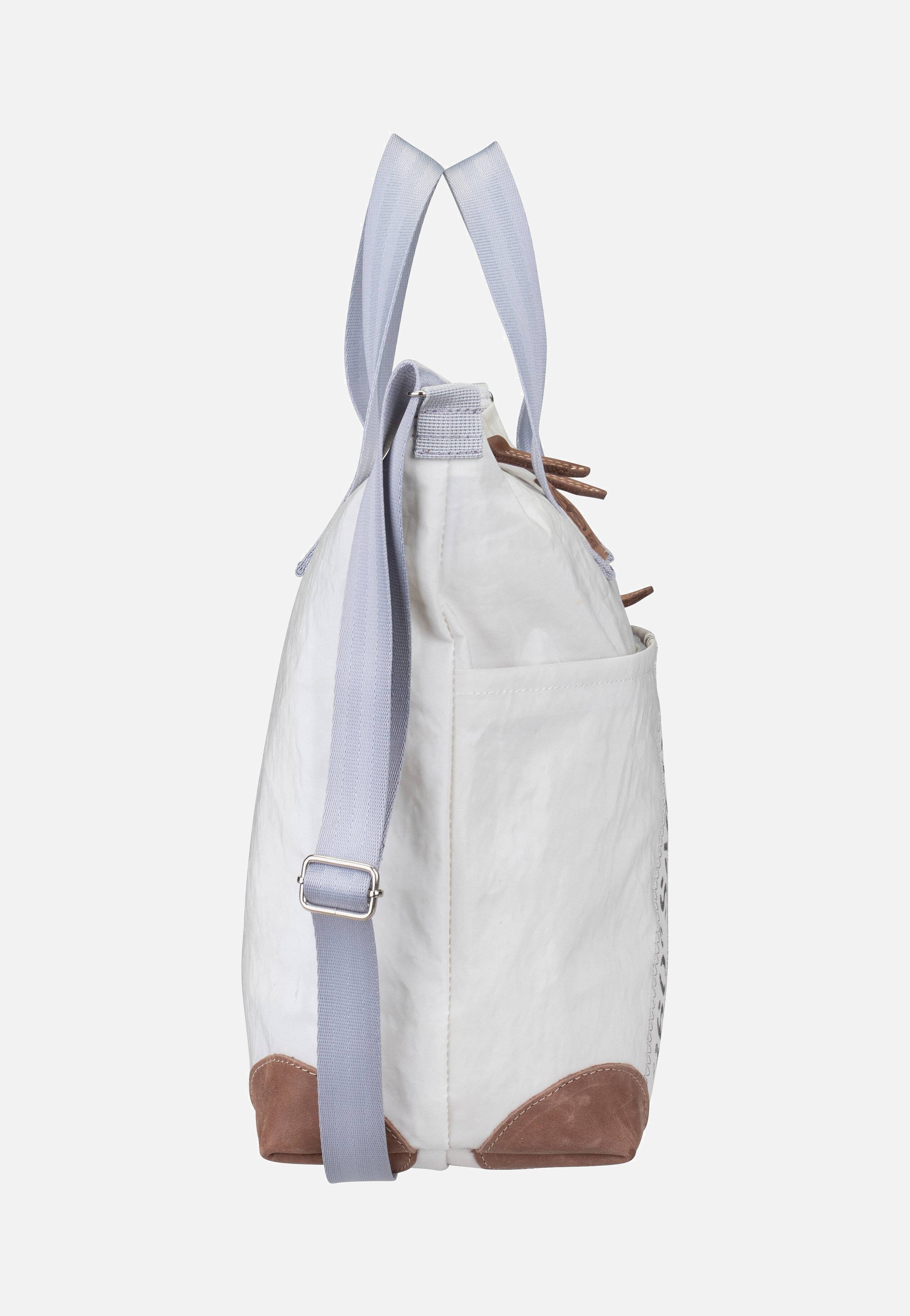 360Grad - Deern Mini Stencil-Weiß/Grau - Tote Bag | Women-Image