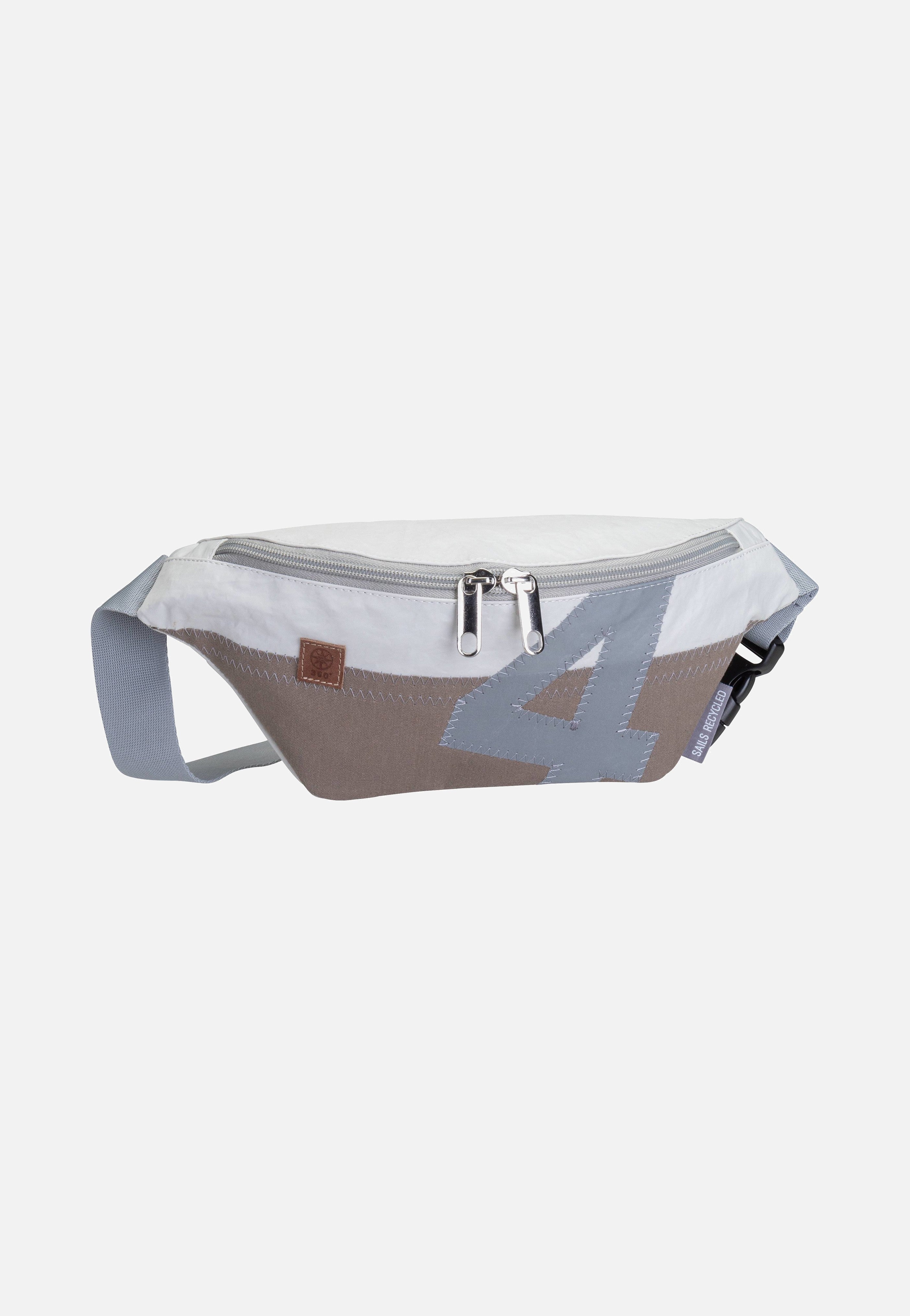 360Grad Knoten Weiß/Balken Persenning Taupe/Z Fanny Pack
