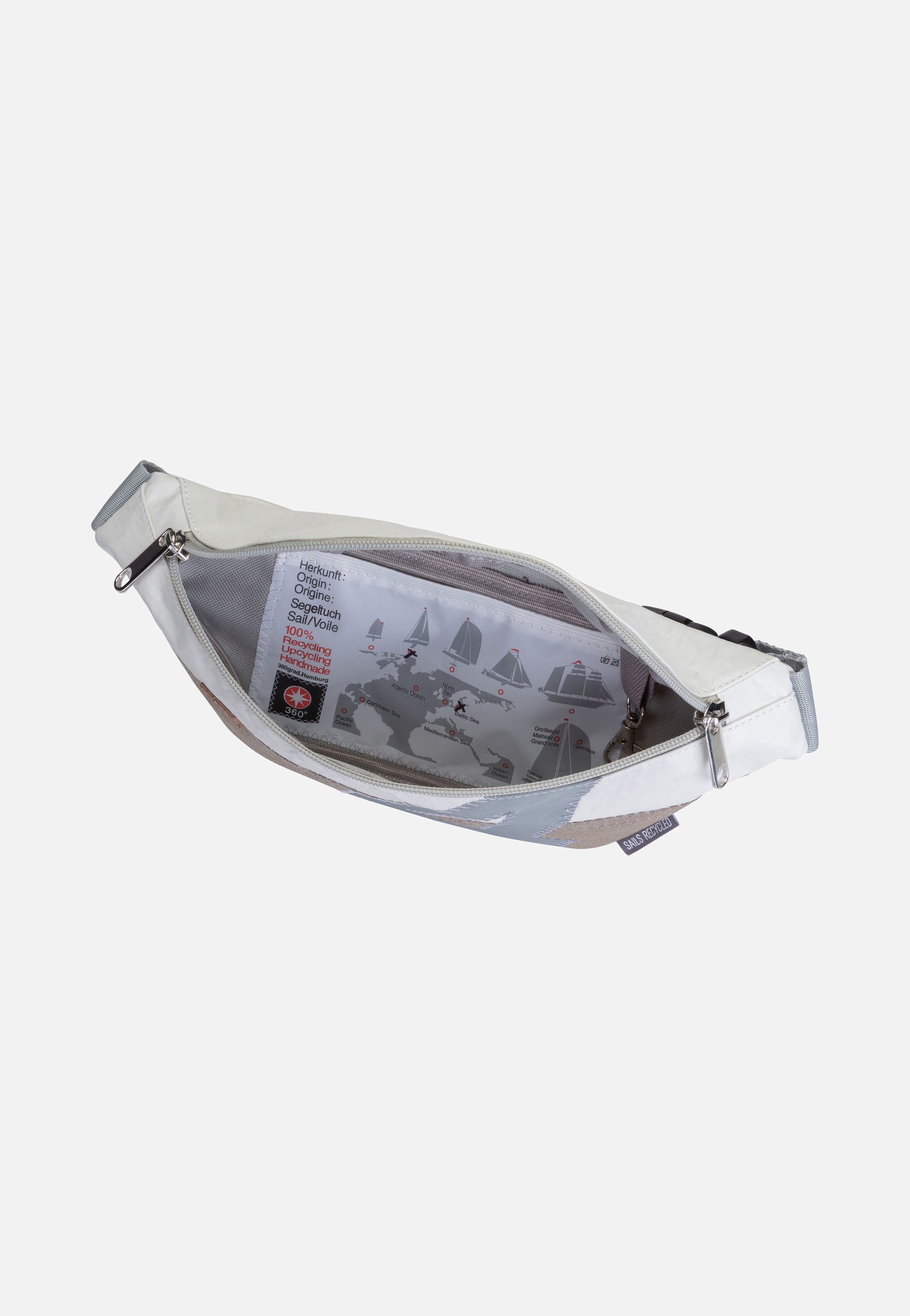 360Grad Knoten Weiß/Balken Persenning Taupe/Z Fanny Pack