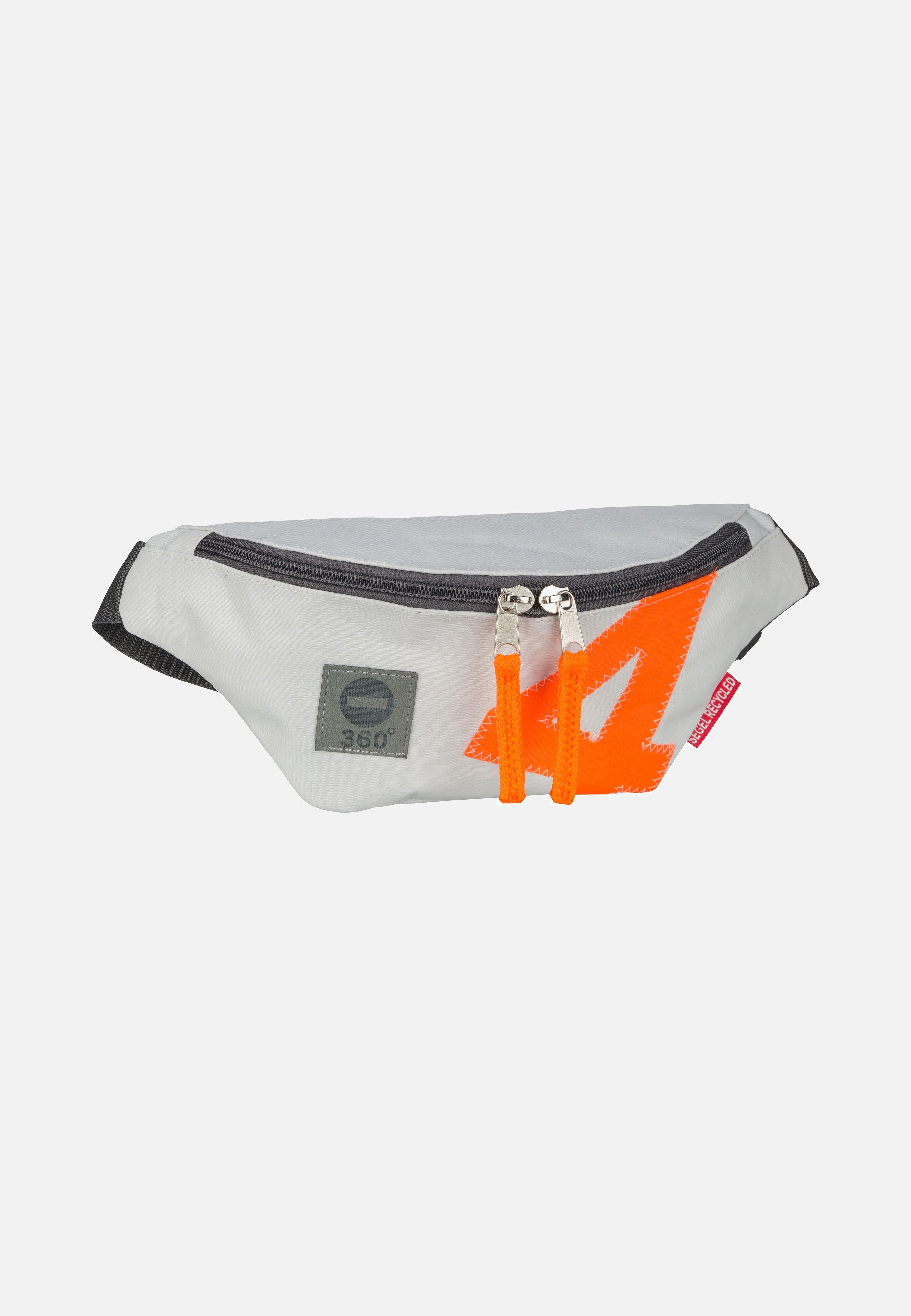 360Grad - Knoten Weiß mit oranger Zahl - Fanny Pack | Neutral-Image
