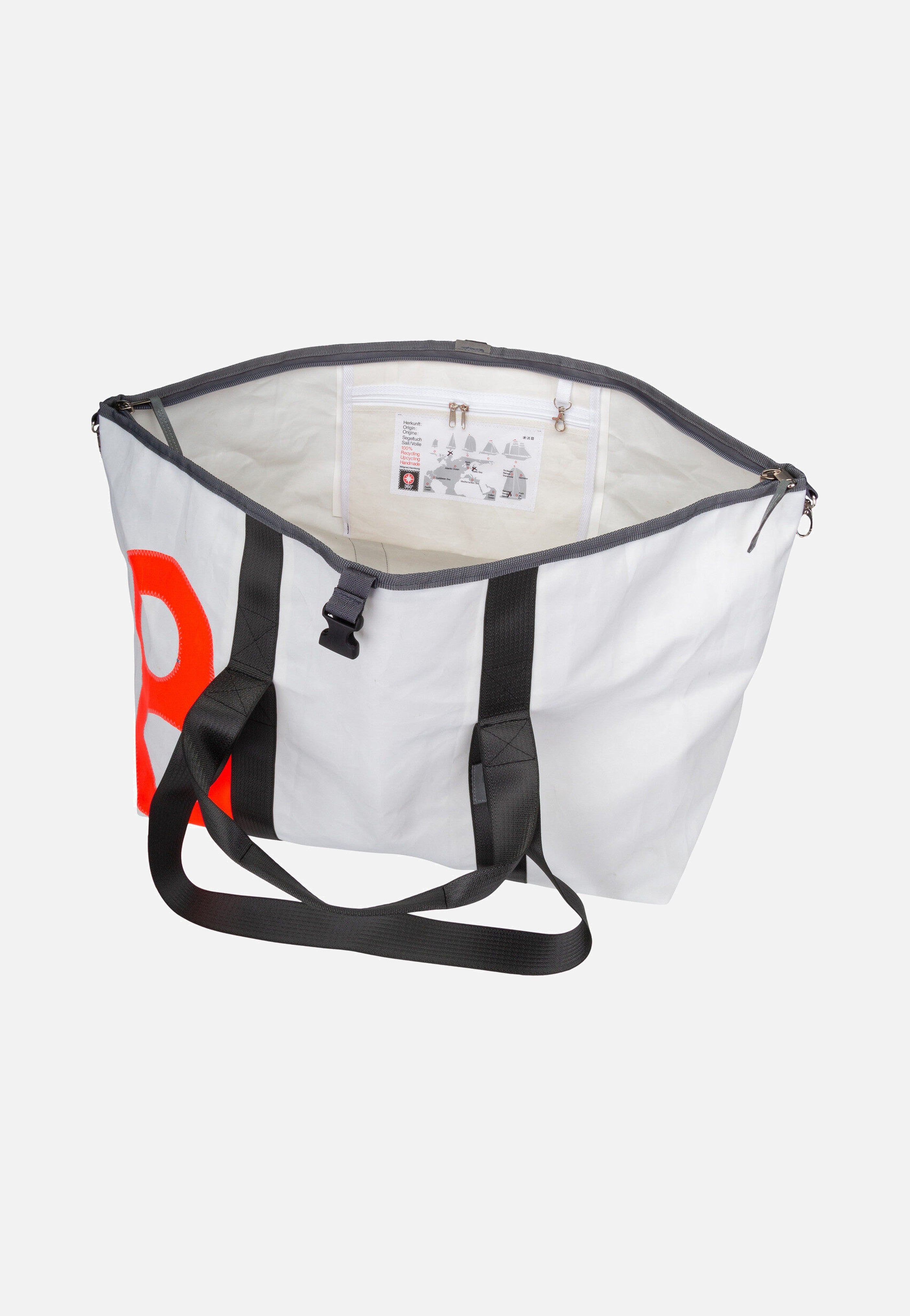 360Grad - Kutter XL Weiß/Orange - Dufflebag | Neutral-Image