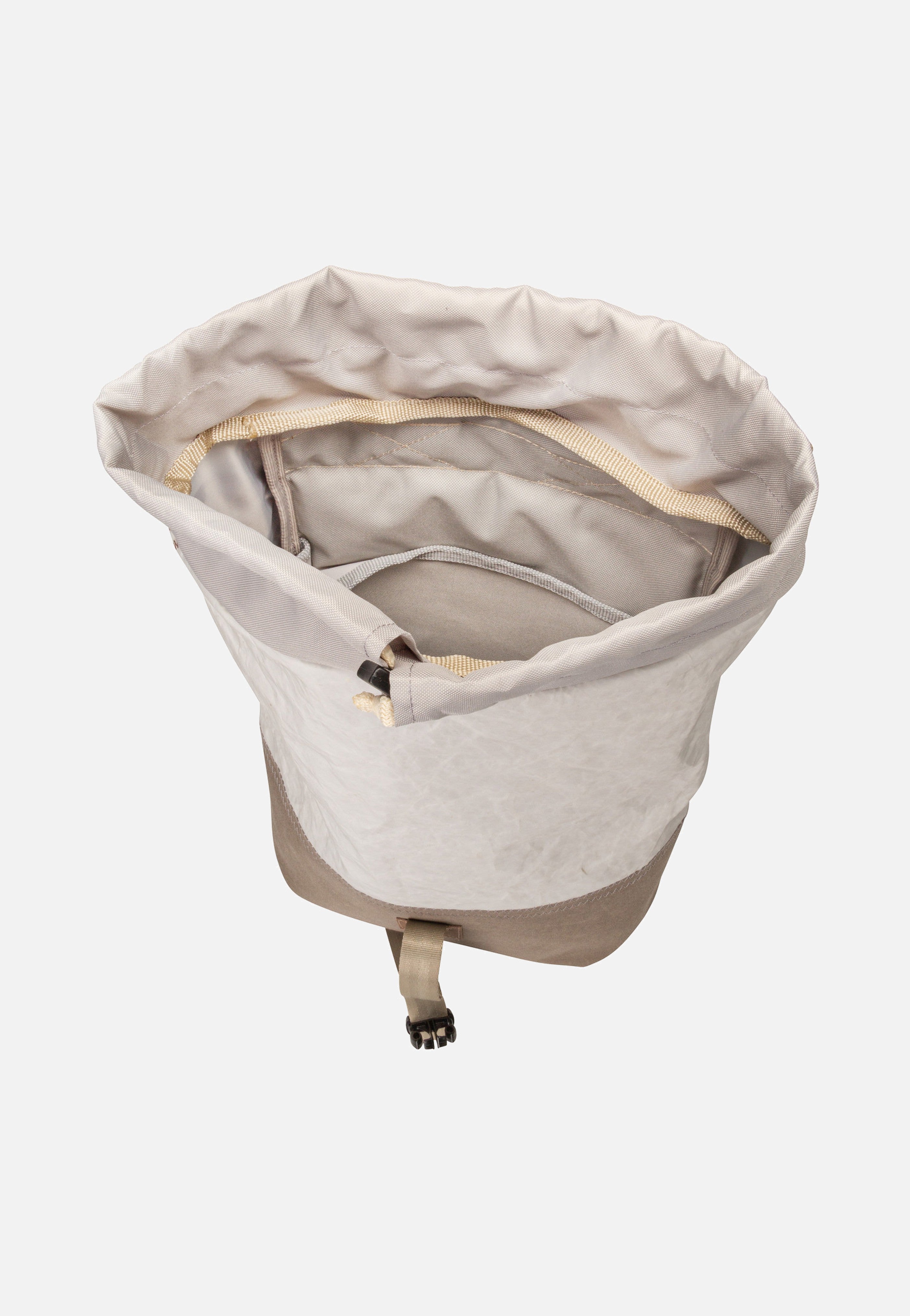 360Grad - Landgang Mini Weiß/Balken Taupe - Backpack | Neutral-Image