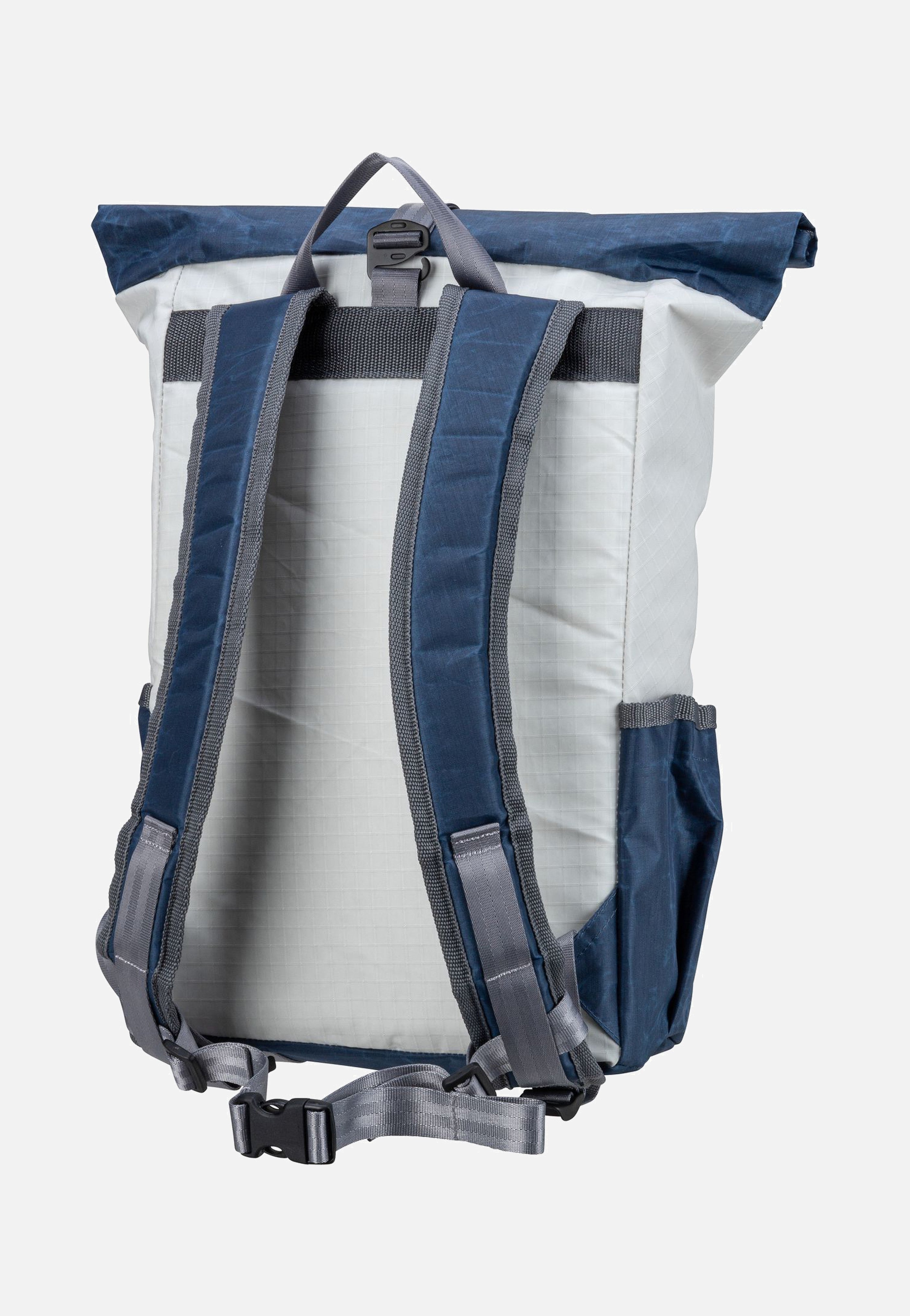 360Grad - Lotse Blau/Weiß - Rolltop Backpack | Neutral-Image