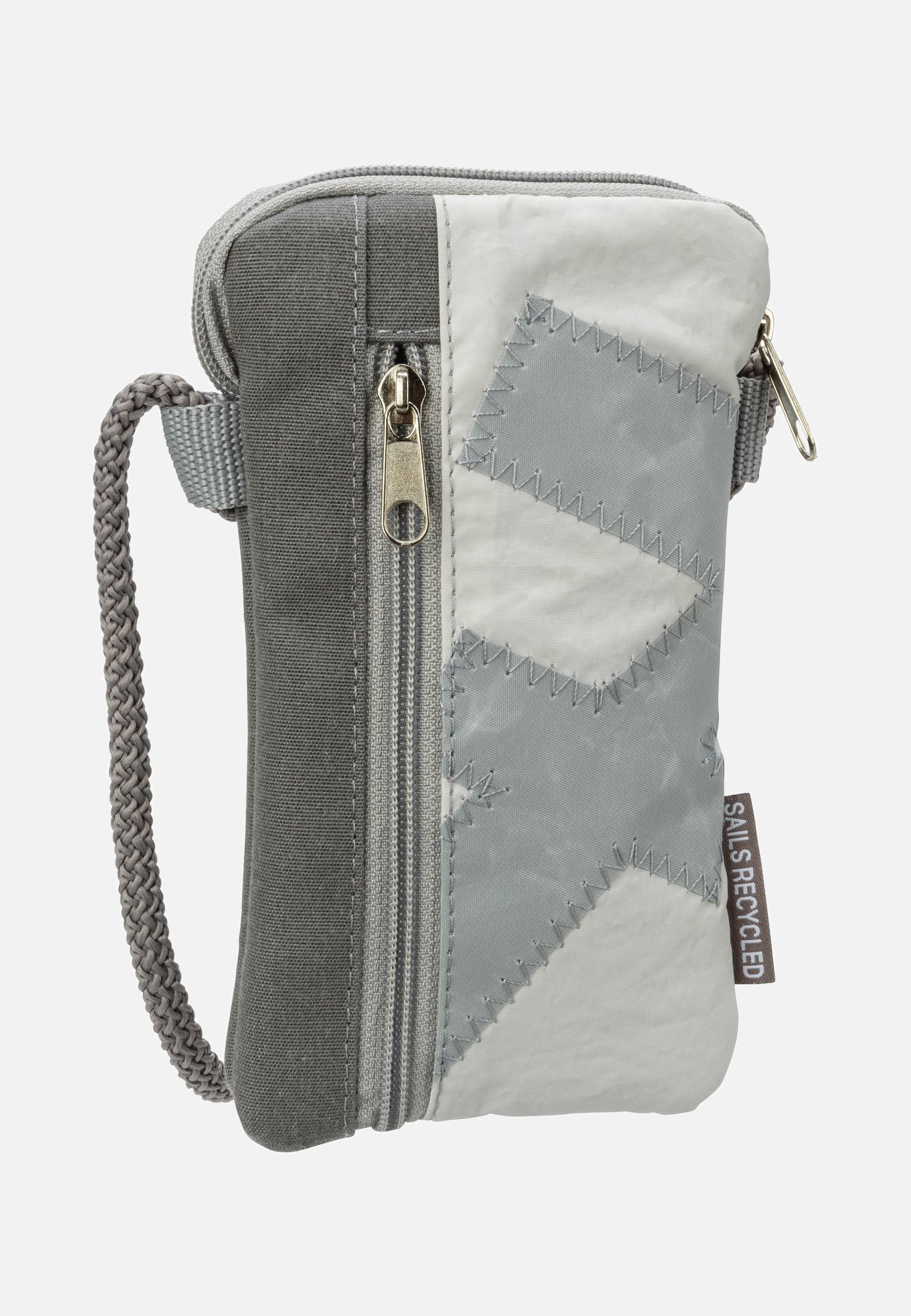 360Grad - Nautik Lütt Weiß/Grau mit grauer Zahl - Phone Pouches | Neutral-Image