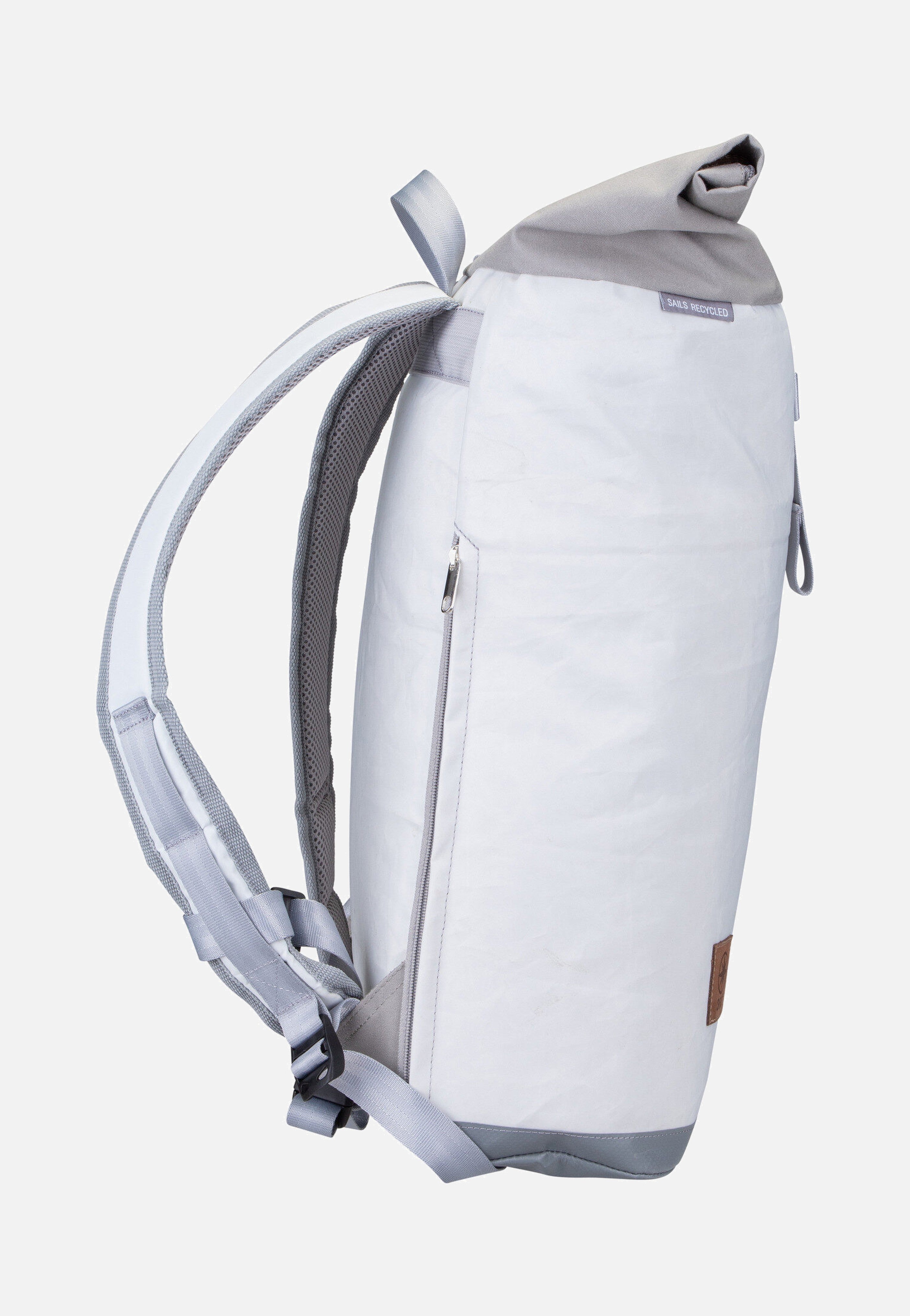 360Grad Tide Stencil-Weiß/Grau Rolltop Backpack