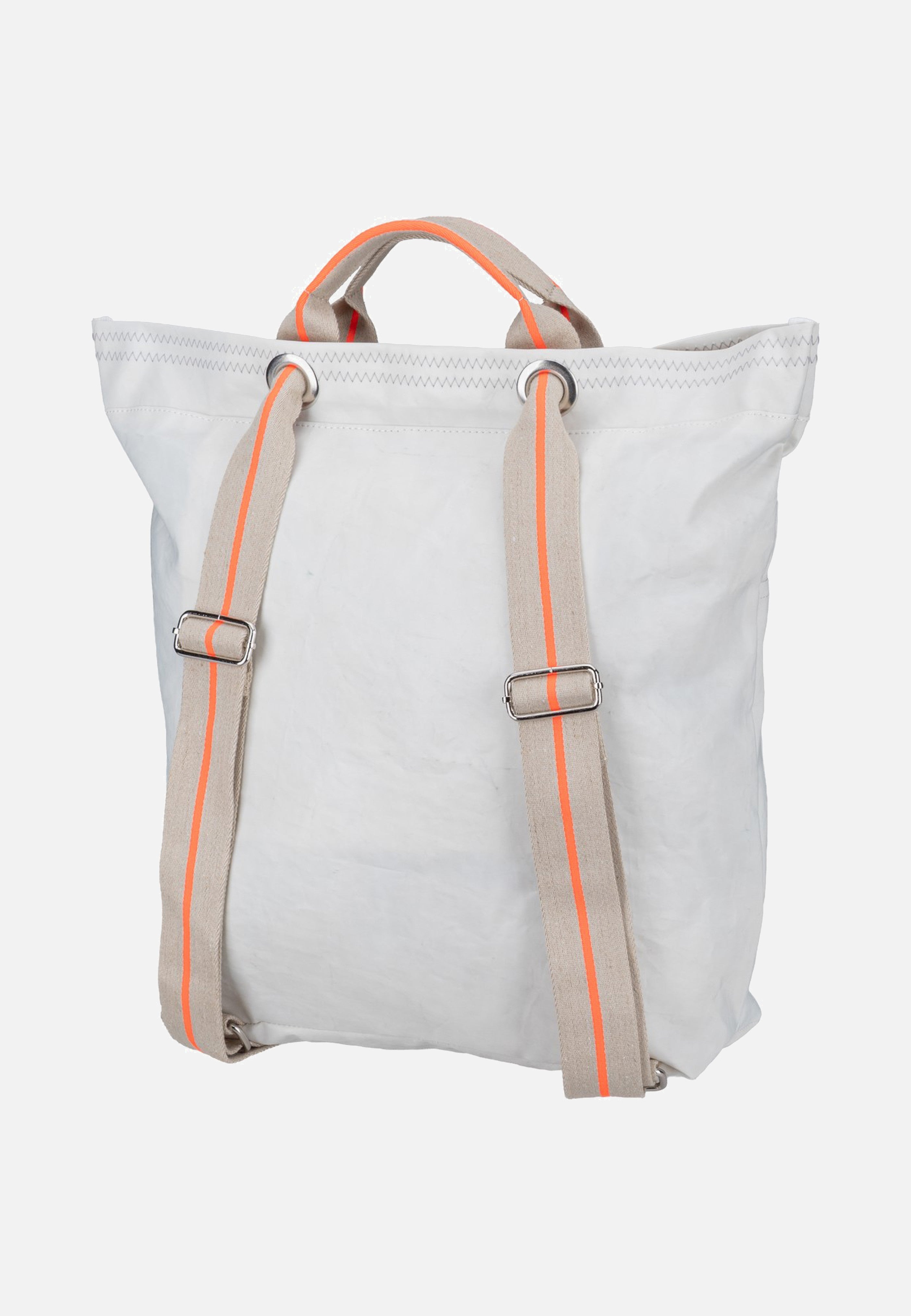 360Grad Kaje Weiss/Sand/Zahl Orange Backpack